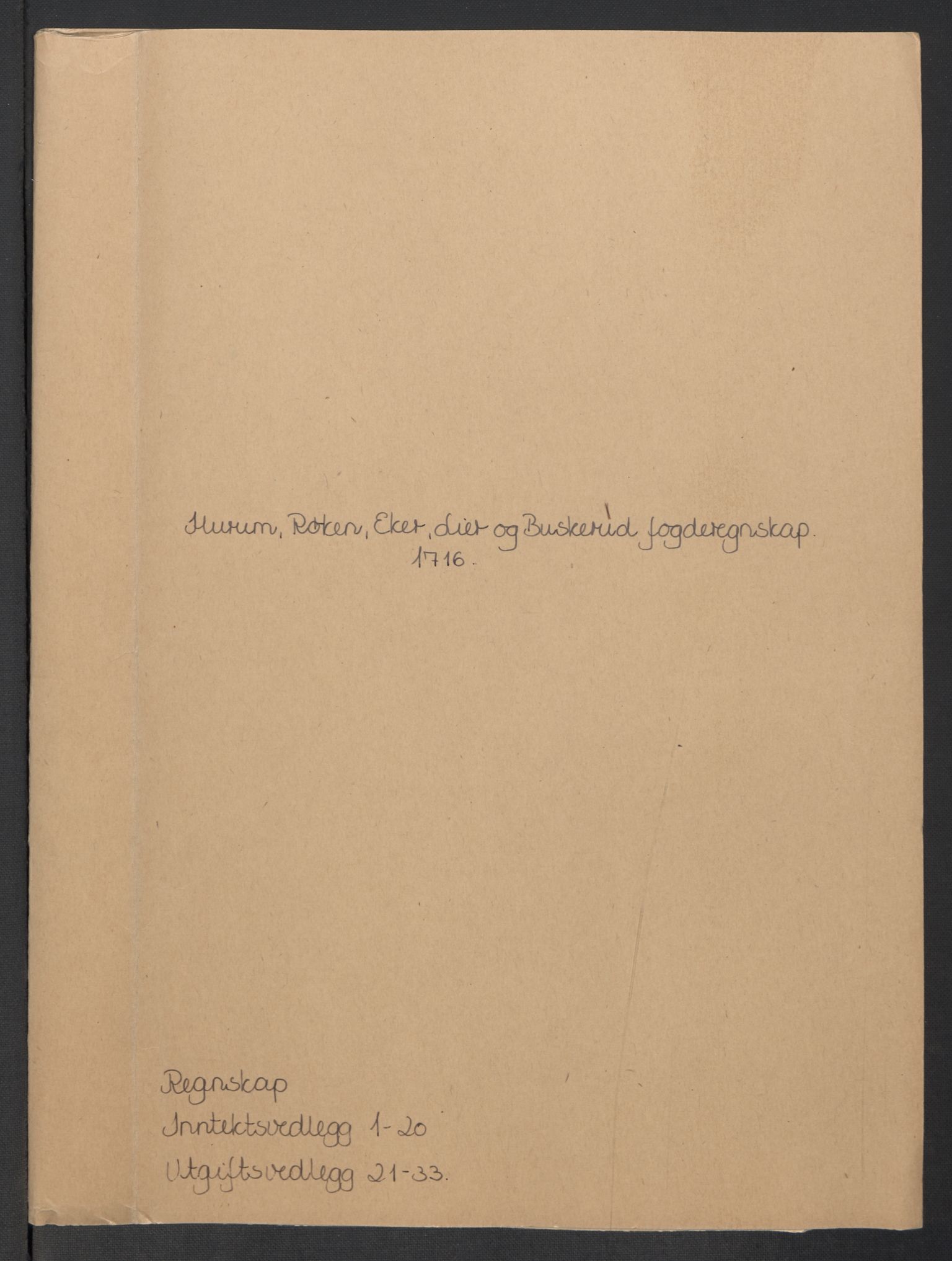 Rentekammeret inntil 1814, Reviderte regnskaper, Fogderegnskap, RA/EA-4092/R31/L1710: Fogderegnskap Hurum, Røyken, Eiker, Lier og Buskerud, 1715-1716, p. 297