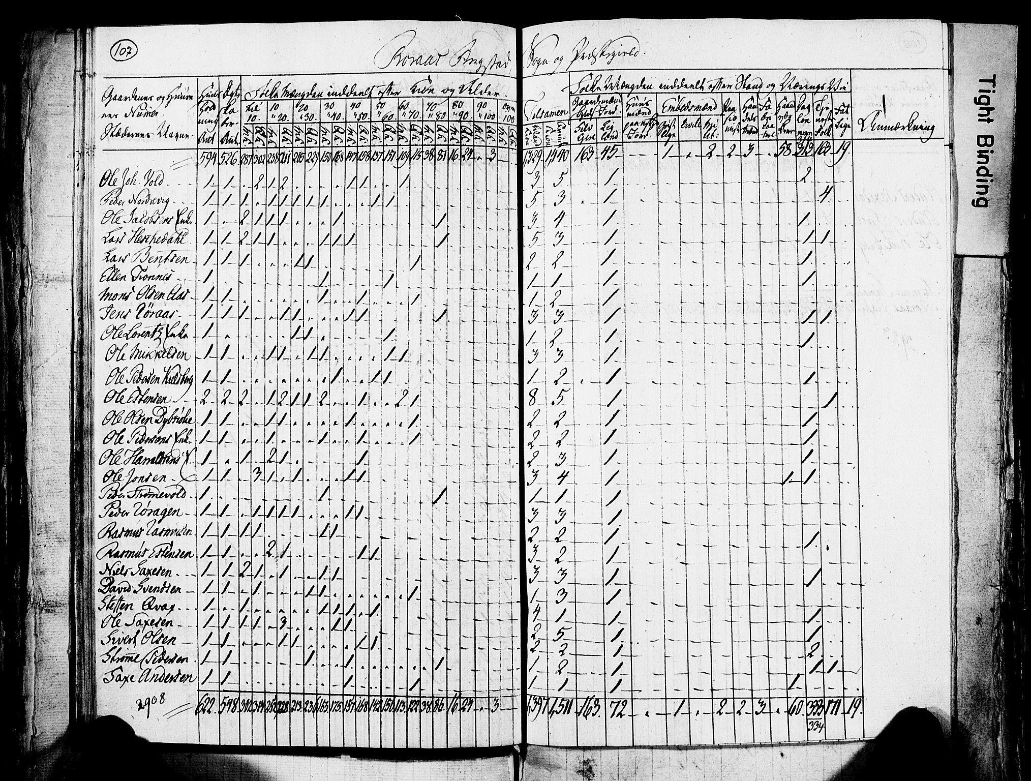 , Census 1825 for Røros, 1825, p. 31