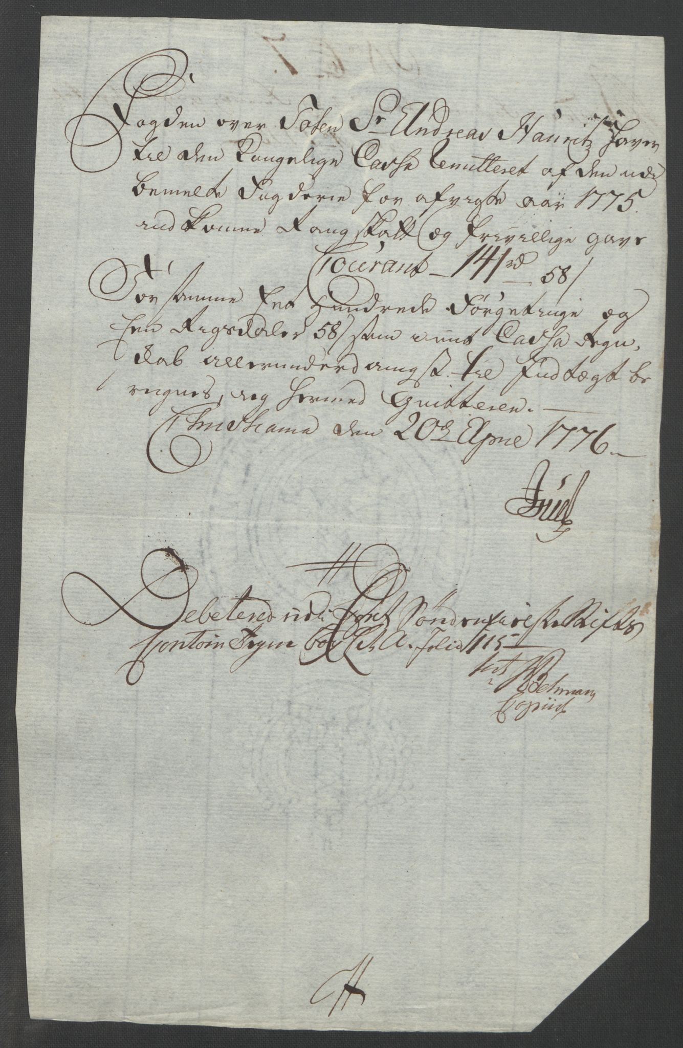 Rentekammeret inntil 1814, Reviderte regnskaper, Fogderegnskap, AV/RA-EA-4092/R19/L1399: Fogderegnskap Toten, Hadeland og Vardal, 1762-1783, p. 403