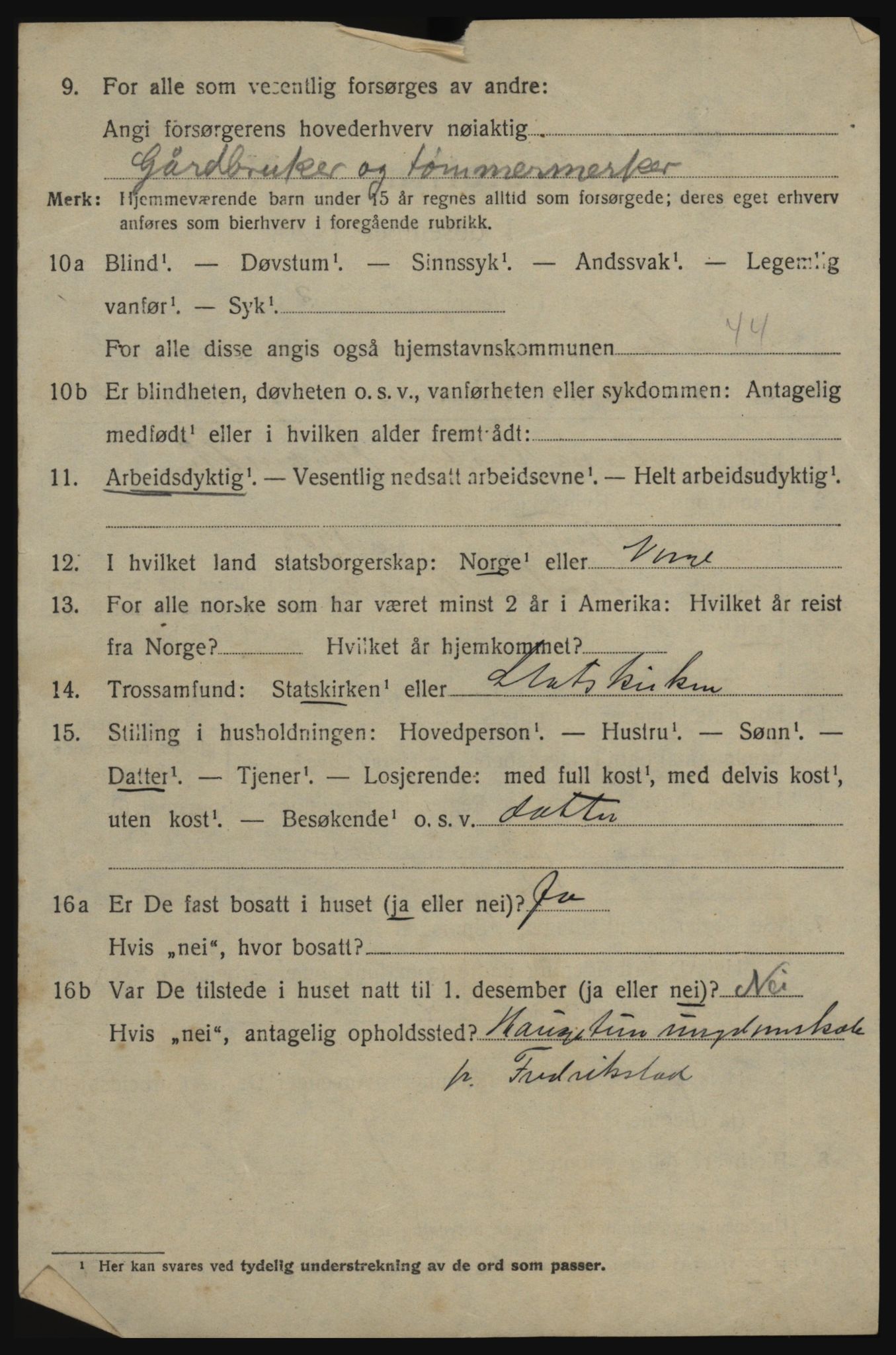 SAO, 1920 census for Rømskog, 1920, p. 511