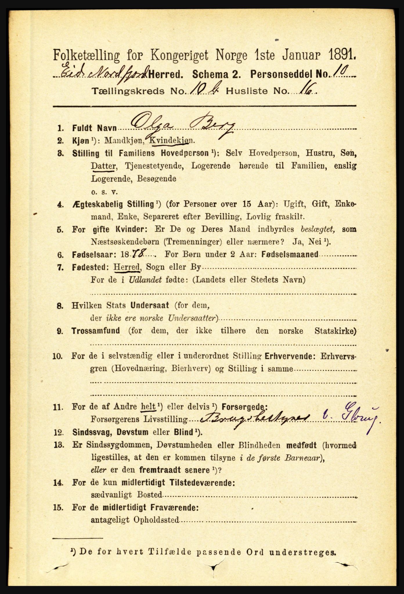 RA, 1891 census for 1443 Eid, 1891, p. 3448