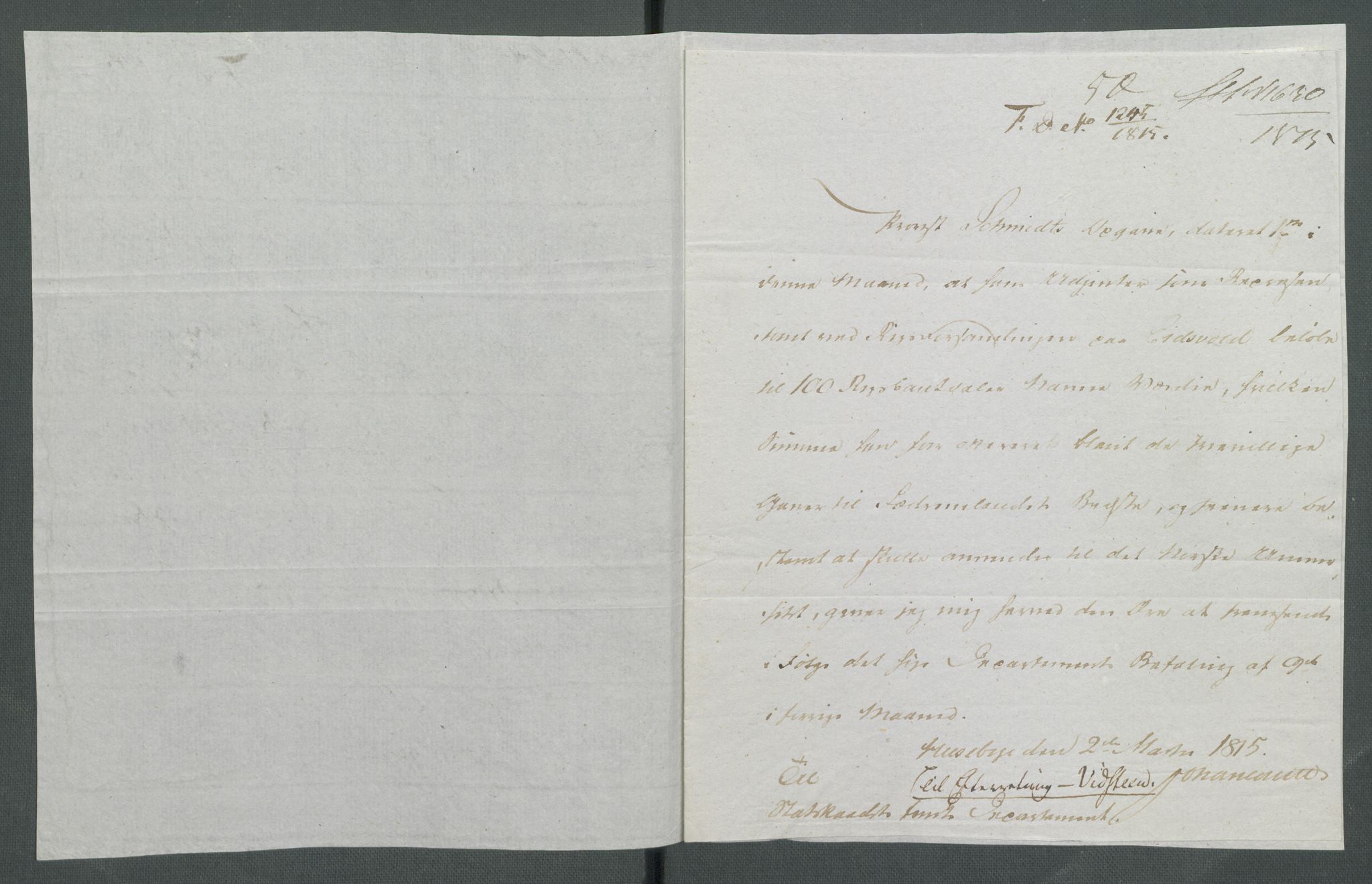 5. departement for finans-, handels- og tollfaget, RA/S-3893/C/Cb/L0014: Regninger fra Riksforsamlingens deputerede, 1814, p. 222