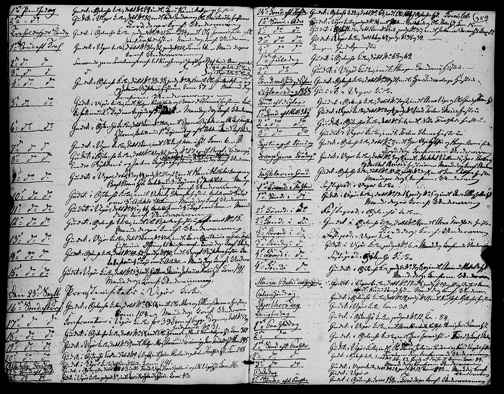 Kvam sokneprestembete, AV/SAB-A-76201/H/Haa: Parish register (official) no. A 8, 1844-1863, p. 389