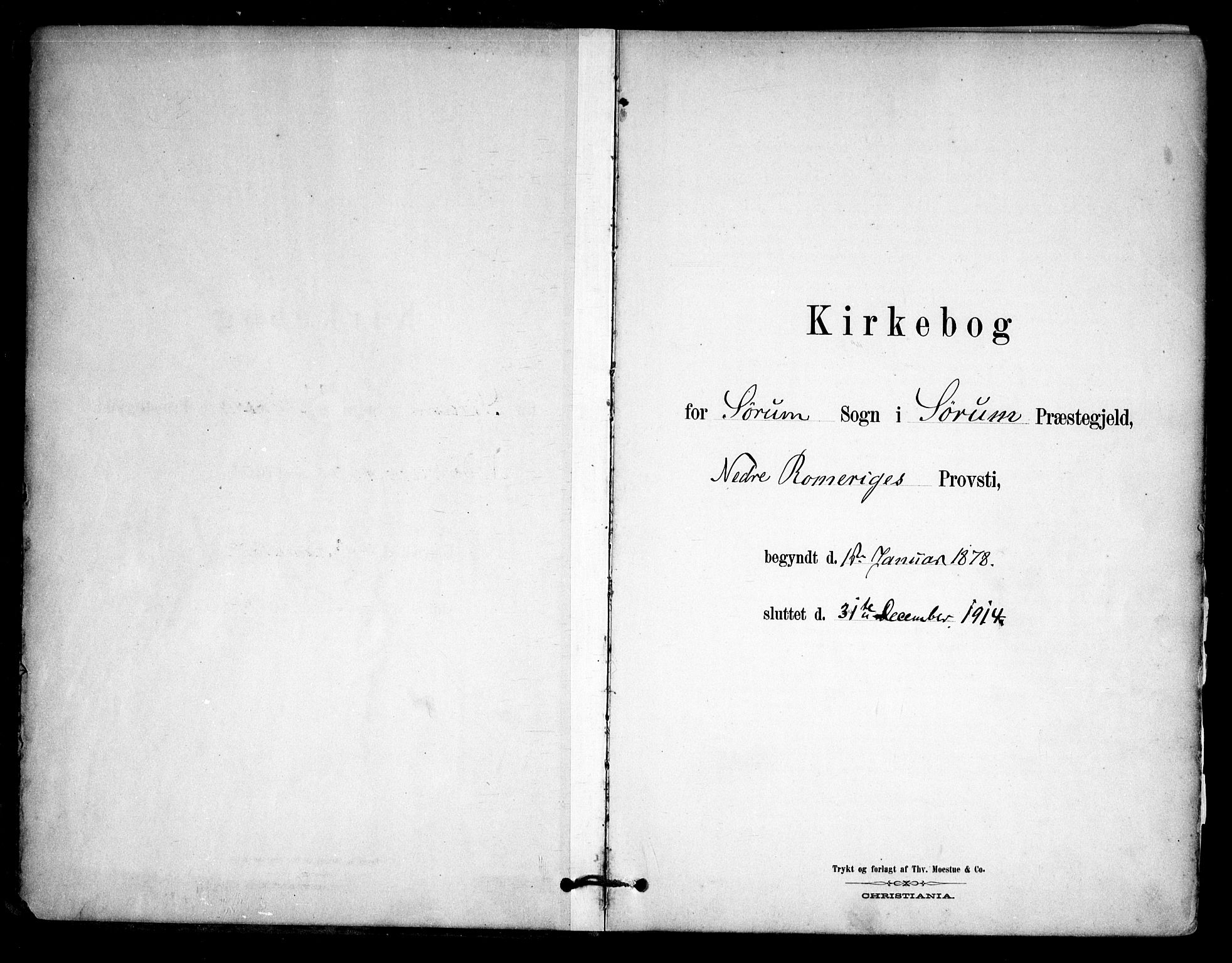 Sørum prestekontor Kirkebøker, AV/SAO-A-10303/F/Fa/L0008: Parish register (official) no. I 8, 1878-1914