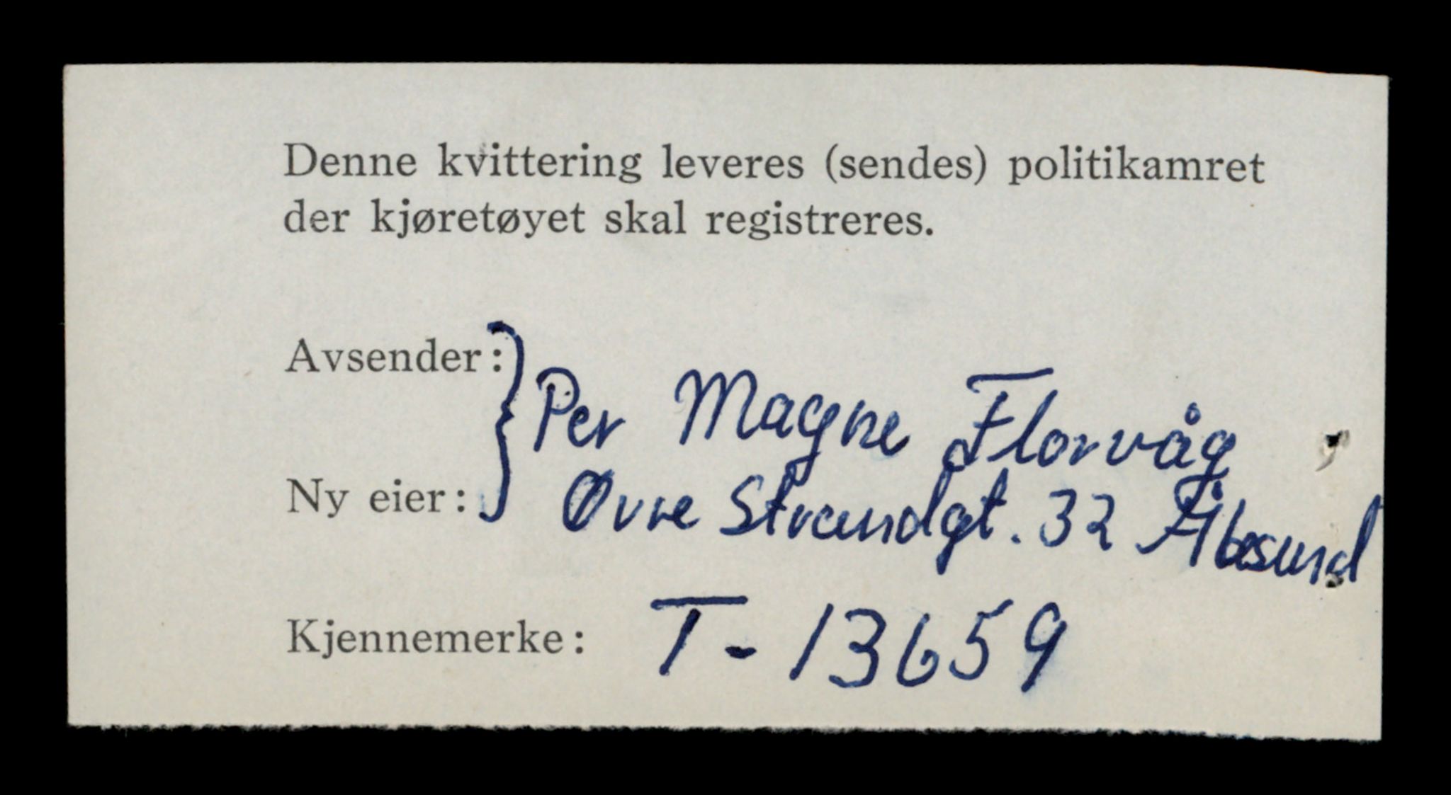 Møre og Romsdal vegkontor - Ålesund trafikkstasjon, AV/SAT-A-4099/F/Fe/L0040: Registreringskort for kjøretøy T 13531 - T 13709, 1927-1998, p. 2200