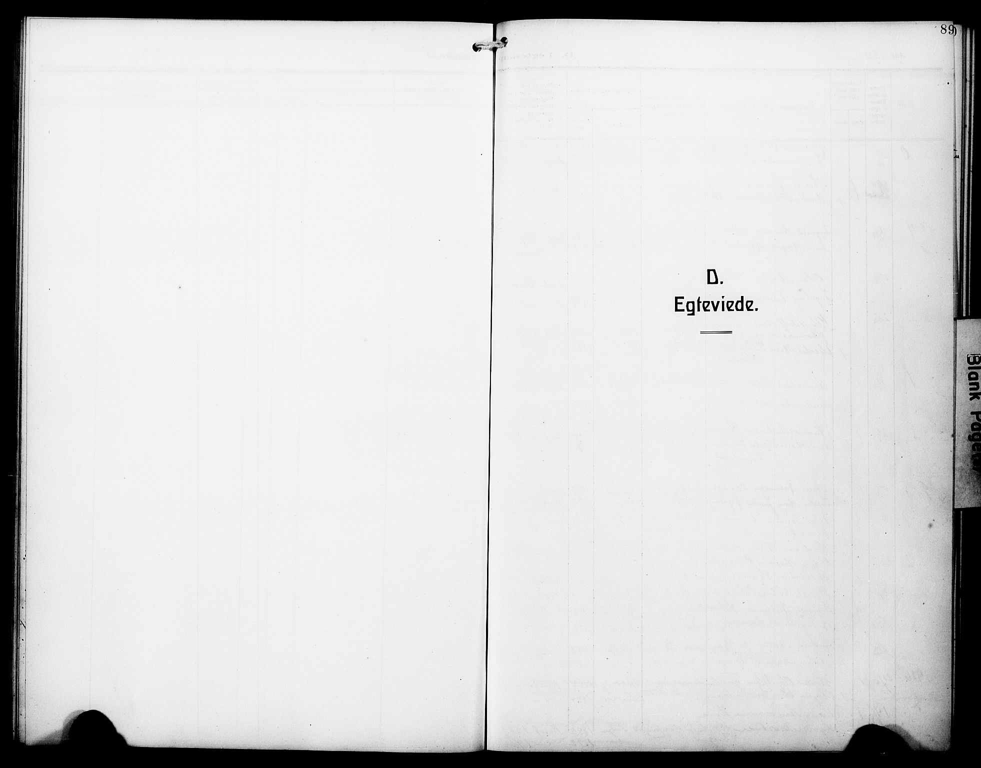 Lindås Sokneprestembete, SAB/A-76701/H/Hab: Parish register (copy) no. D 4, 1913-1928, p. 89