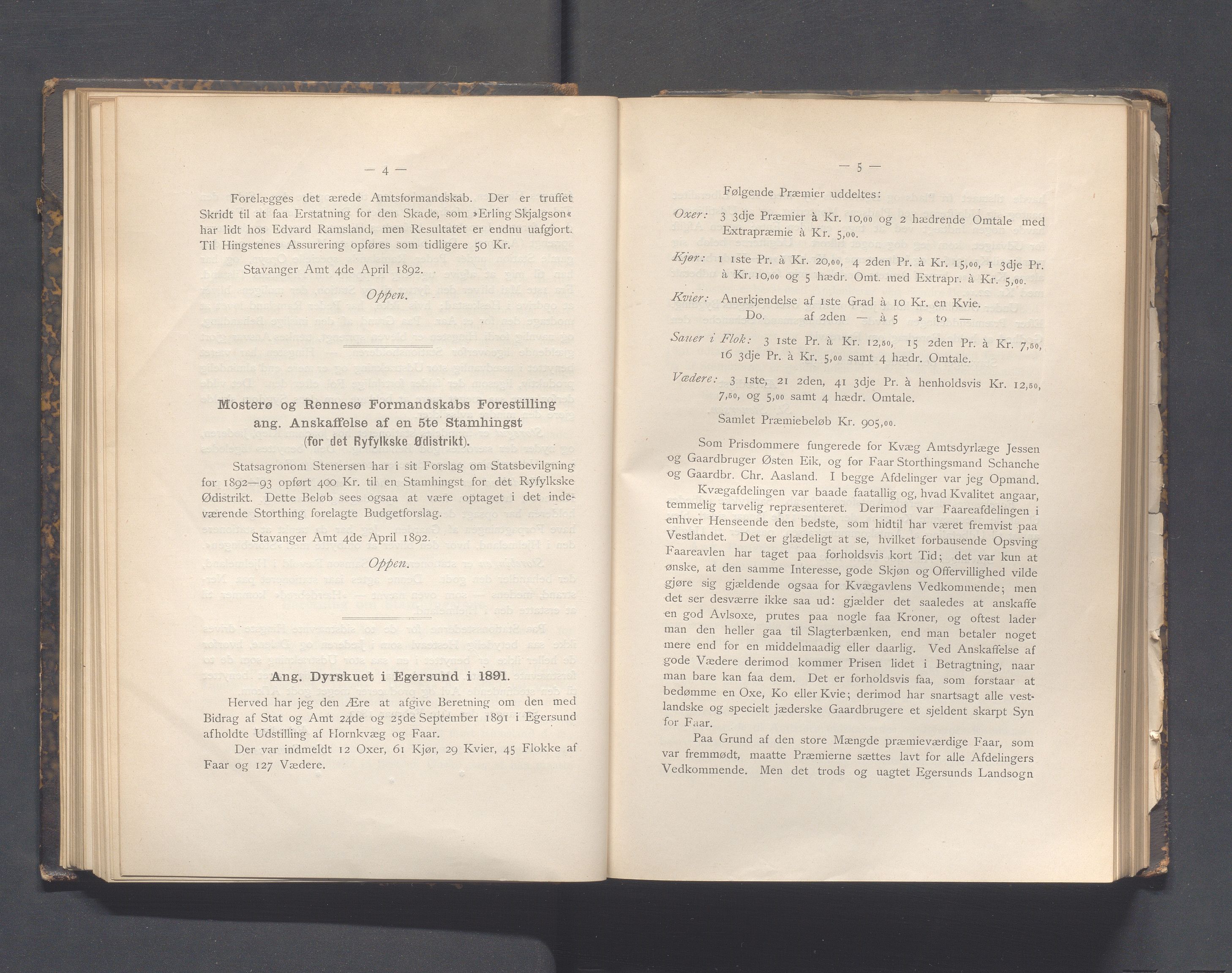 Rogaland fylkeskommune - Fylkesrådmannen , IKAR/A-900/A, 1892, p. 90