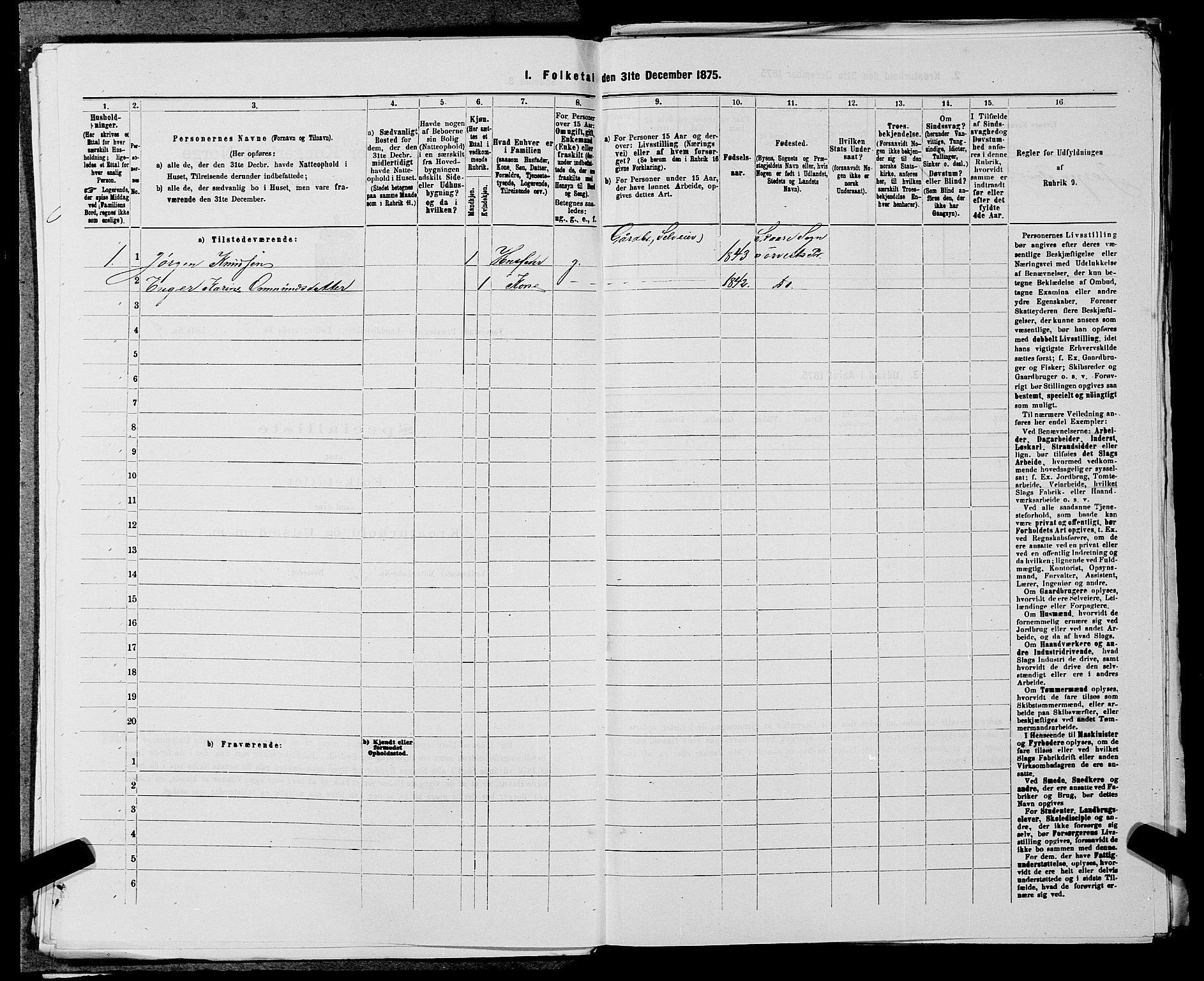 SAST, 1875 census for 1152L Torvastad/Torvastad, Skåre og Utsira, 1875, p. 914