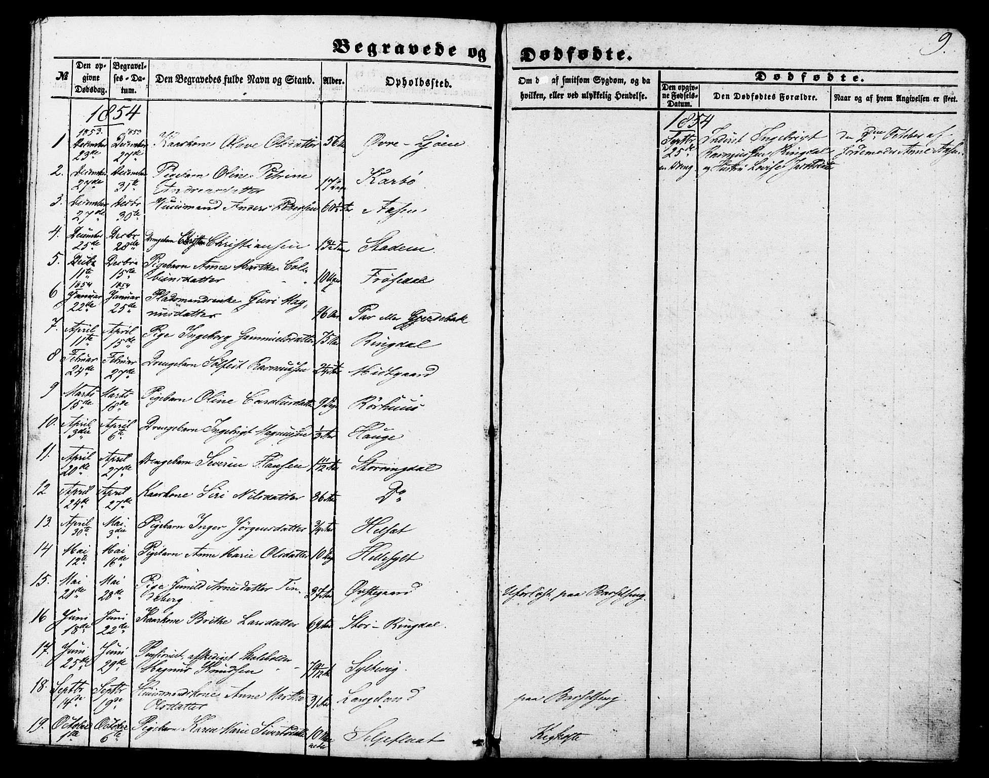 Ministerialprotokoller, klokkerbøker og fødselsregistre - Møre og Romsdal, SAT/A-1454/517/L0223: Parish register (official) no. 517A03, 1850-1870, p. 9