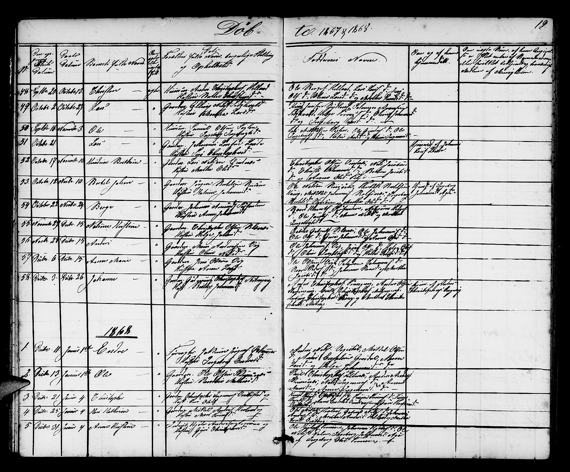 Fitjar sokneprestembete, AV/SAB-A-99926: Parish register (copy) no. A 1, 1864-1886, p. 18