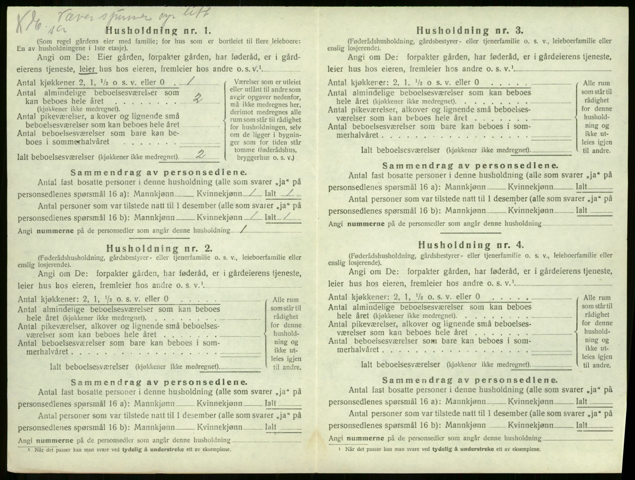 SAKO, 1920 census for Våle, 1920, p. 413