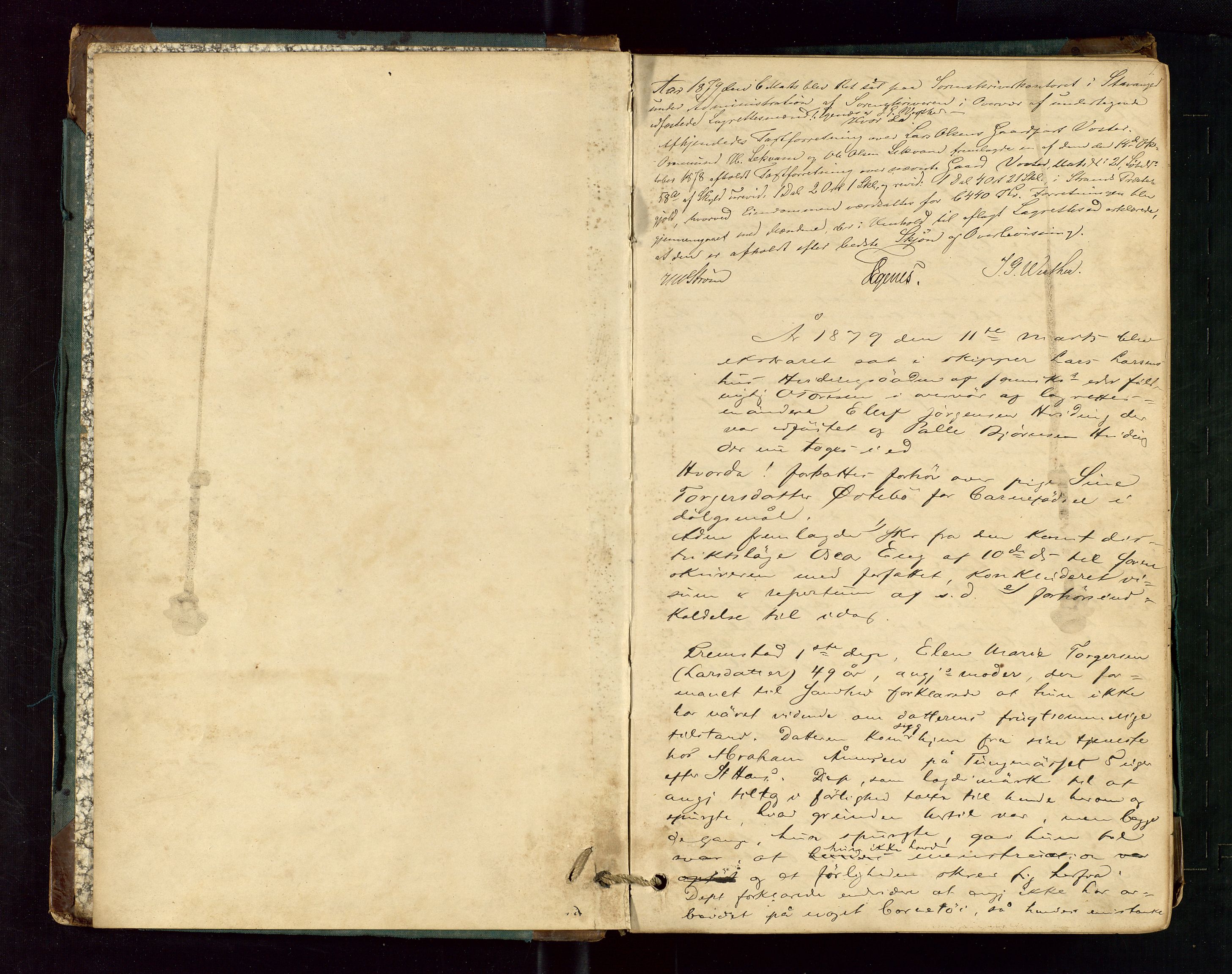 Karmsund sorenskriveri, AV/SAST-A-100311/01/I/IA/IABD/L0003: EKSTRARETTSPROTOKOLL BC 3, 1879-1885