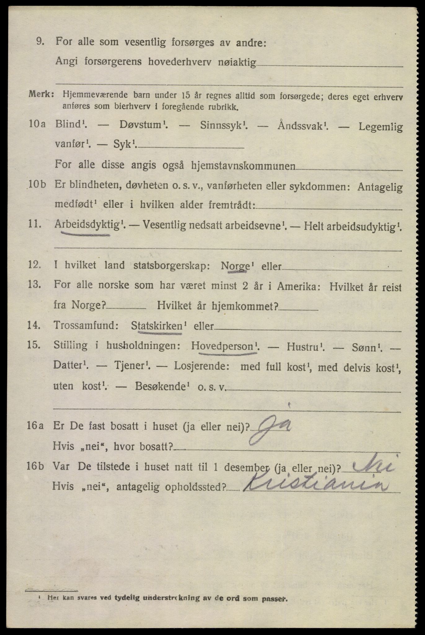 SAKO, 1920 census for Tinn, 1920, p. 8667