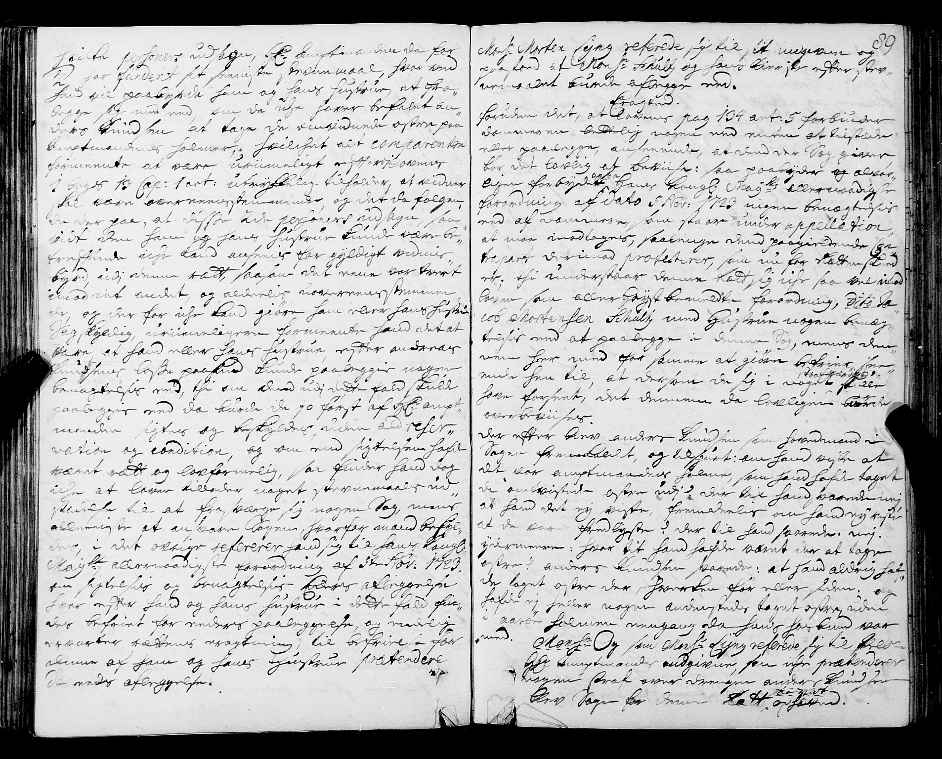 Romsdal sorenskriveri, SAT/A-4149/1/1/1A/L0009: Tingbok, 1722-1728, p. 88b-89a