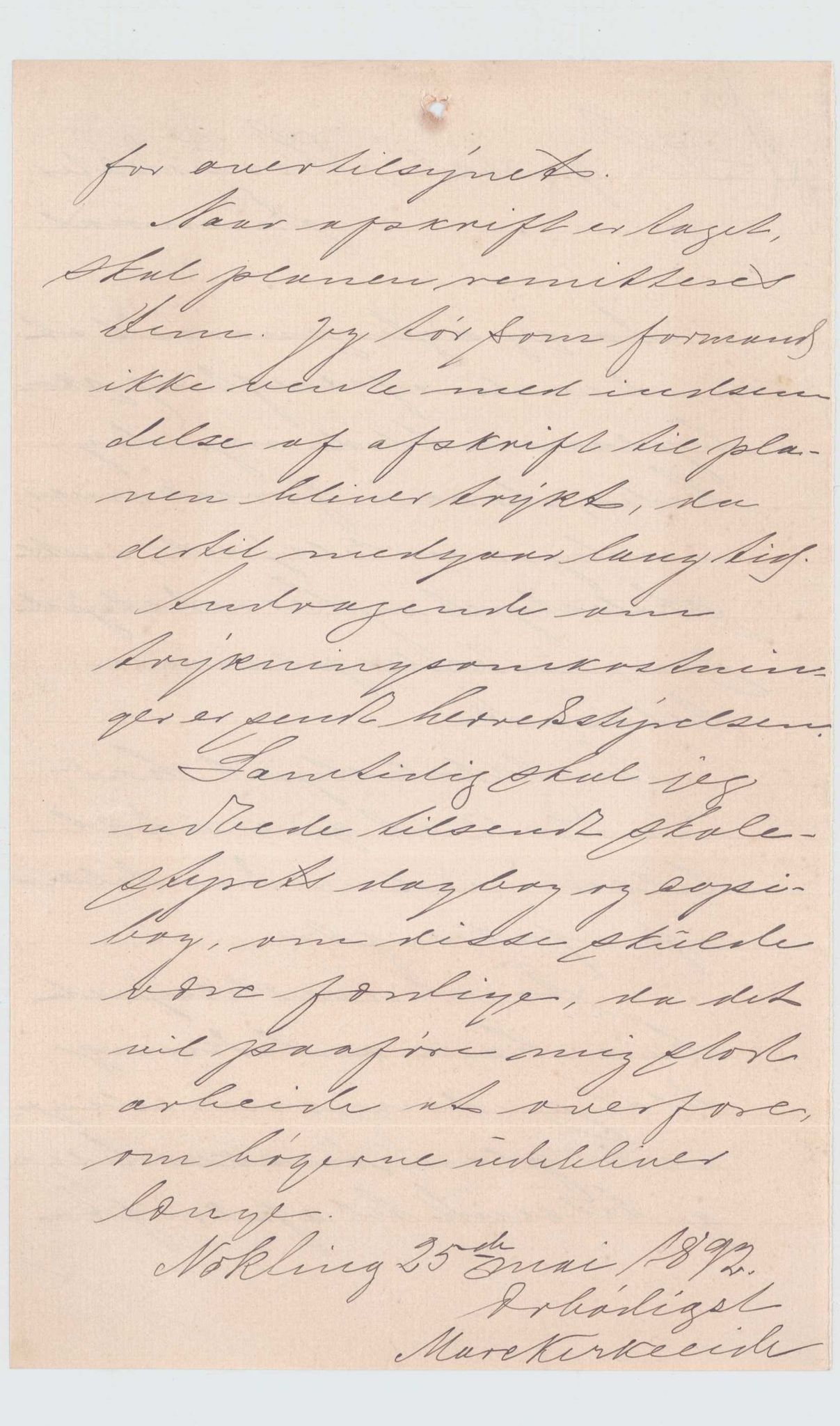 Finnaas kommune. Skulestyret, IKAH/1218a-211/D/Da/L0001/0002: Kronologisk ordna korrespondanse / Kronologisk ordna korrespondanse , 1890-1892, p. 109