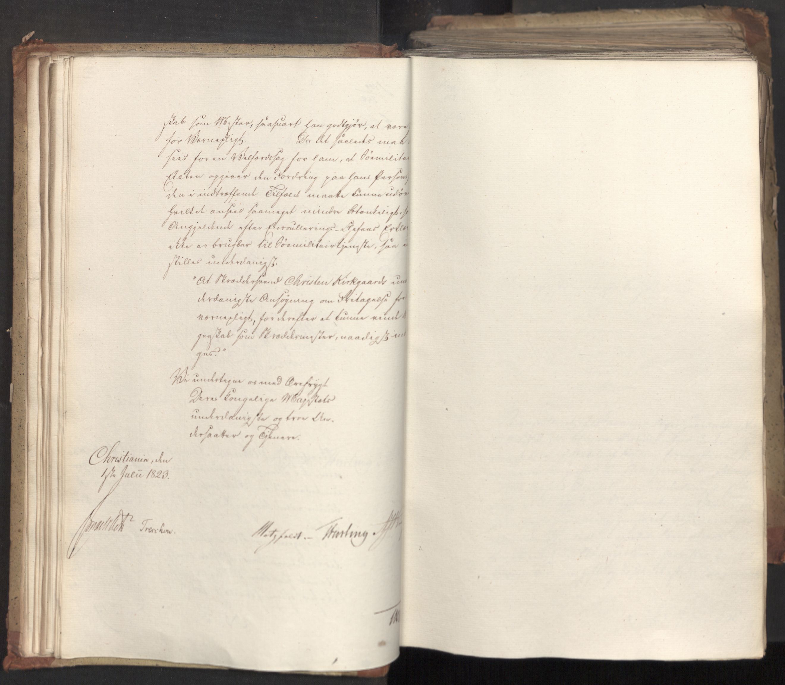 Statsrådsavdelingen i Stockholm, AV/RA-S-1003/D/Da/L0035: Regjeringsinnstillinger nr. 541-840, 1823, p. 25
