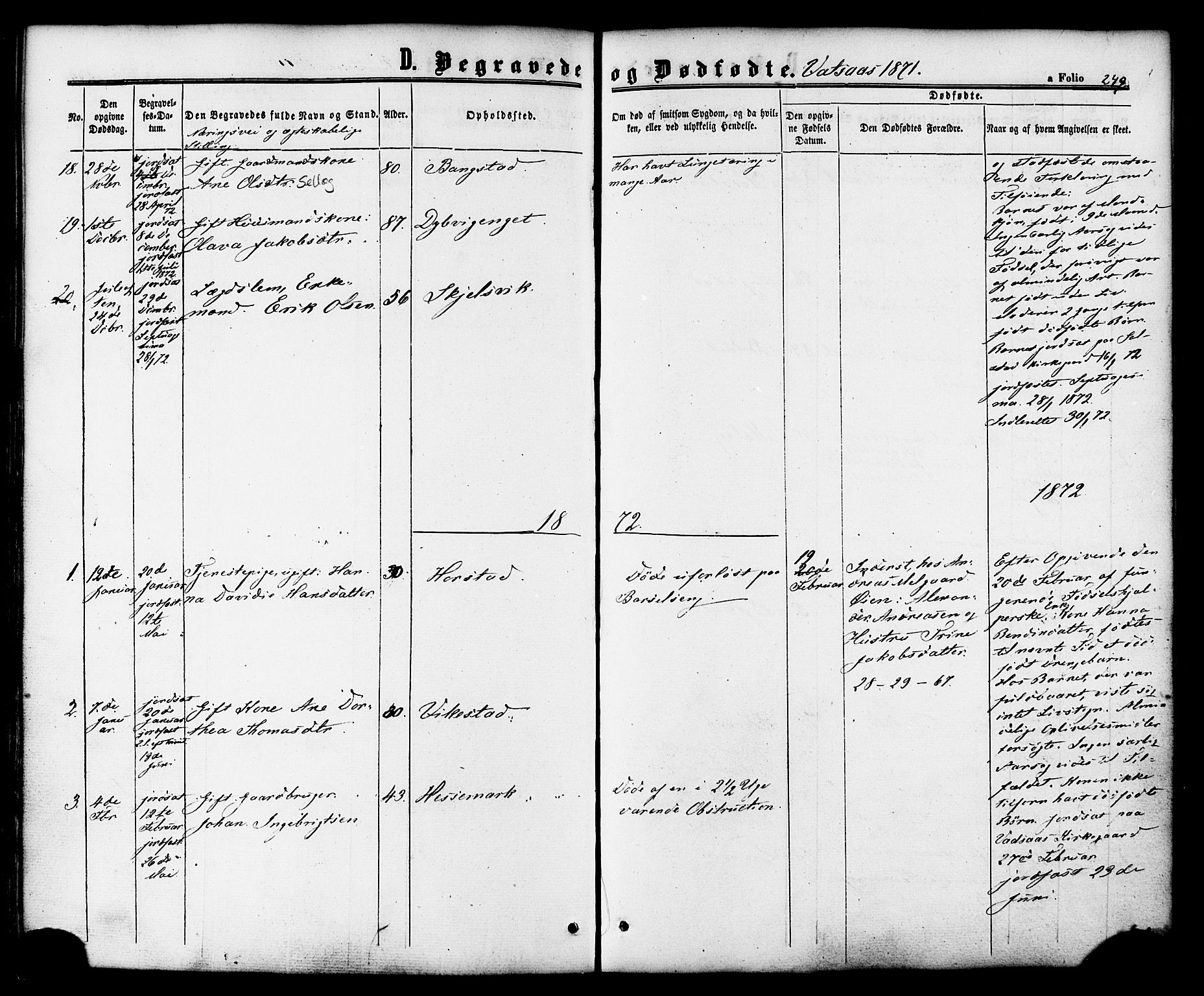Ministerialprotokoller, klokkerbøker og fødselsregistre - Nordland, SAT/A-1459/810/L0146: Parish register (official) no. 810A08 /1, 1862-1874, p. 249