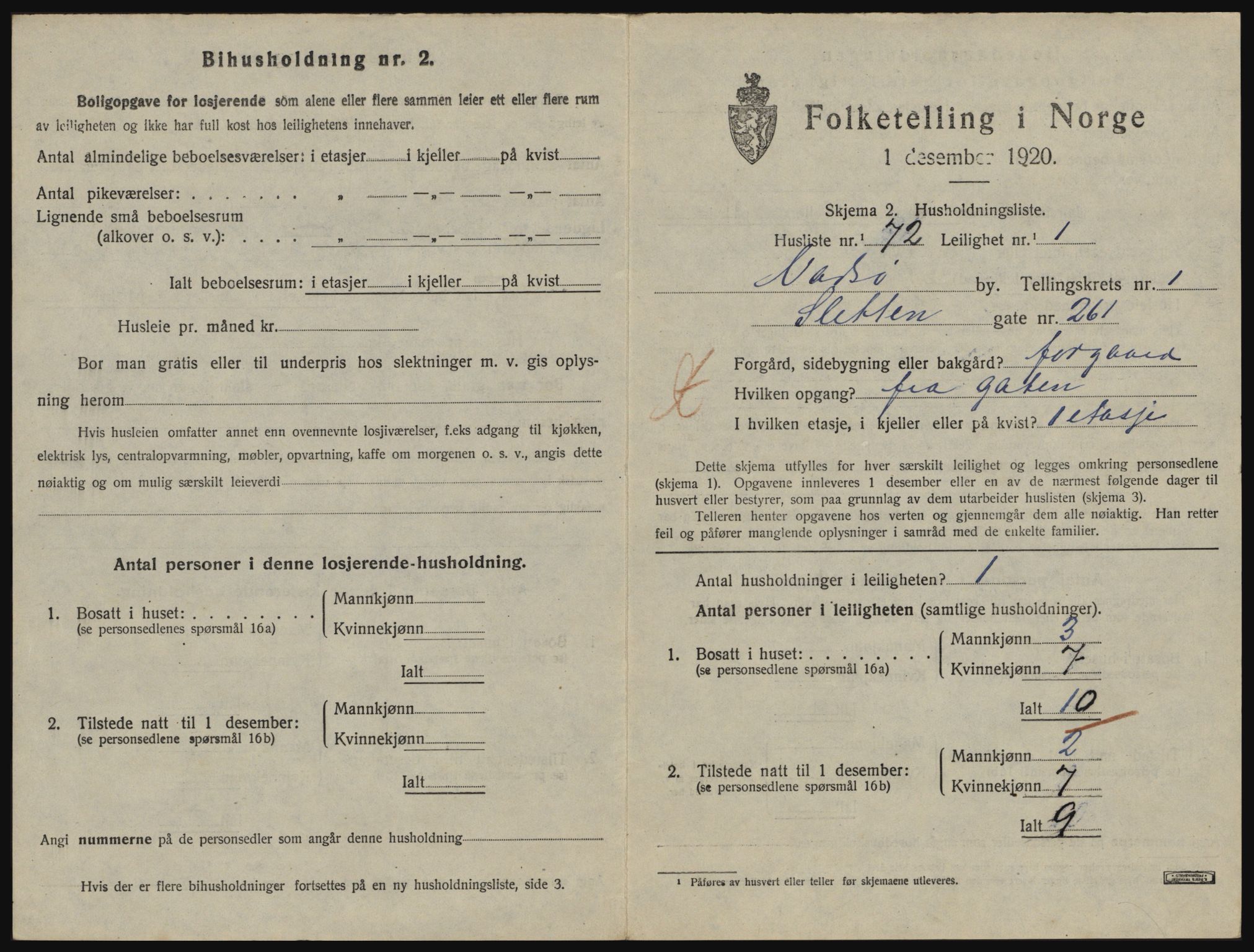 SATØ, 1920 census for Vadsø, 1920, p. 774