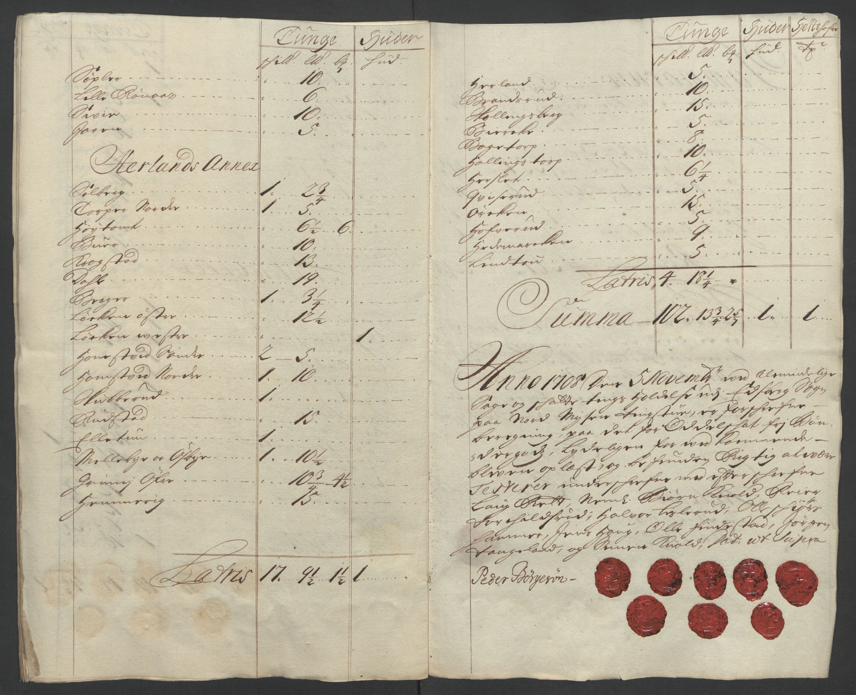 Rentekammeret inntil 1814, Reviderte regnskaper, Fogderegnskap, AV/RA-EA-4092/R07/L0300: Fogderegnskap Rakkestad, Heggen og Frøland, 1708, p. 219