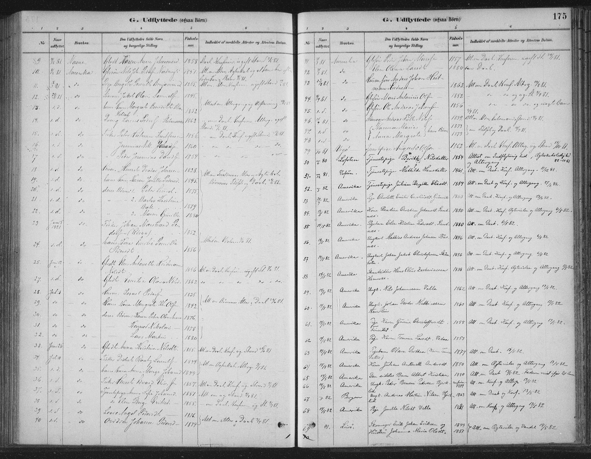 Ministerialprotokoller, klokkerbøker og fødselsregistre - Nordland, AV/SAT-A-1459/825/L0361: Parish register (official) no. 825A15, 1878-1893, p. 175