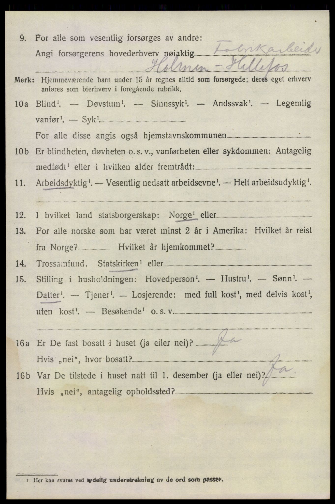 SAKO, 1920 census for Øvre Eiker, 1920, p. 8199