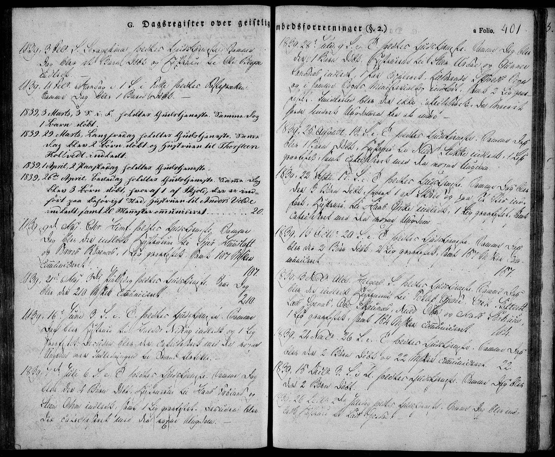 Skjold sokneprestkontor, AV/SAST-A-101847/H/Ha/Haa/L0005: Parish register (official) no. A 5, 1830-1856, p. 401