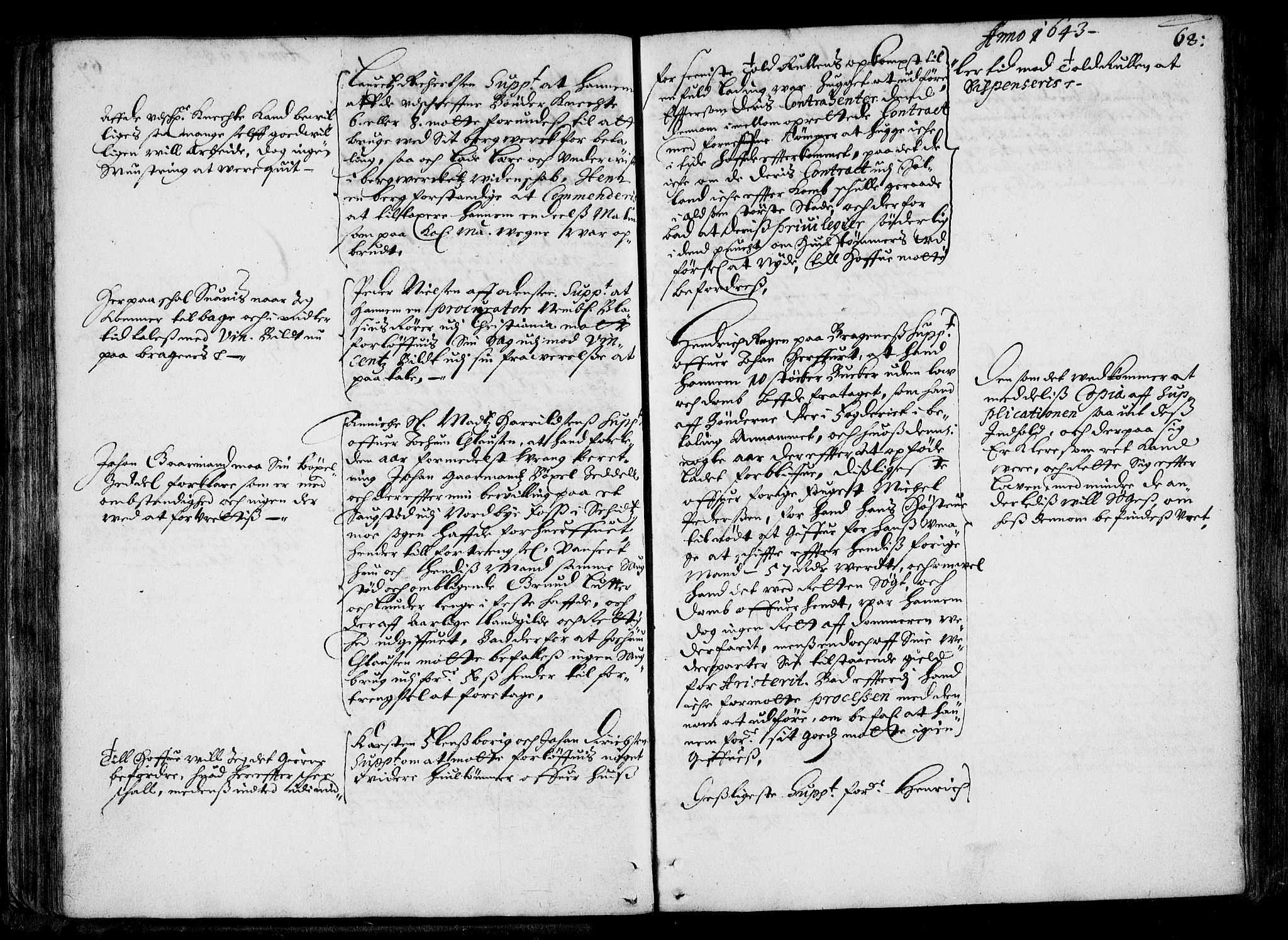 Stattholderembetet 1572-1771, AV/RA-EA-2870/Ac/L0001: Supplikasjons- og resolusjonsprotokoll, 1642-1650, p. 67b-68a