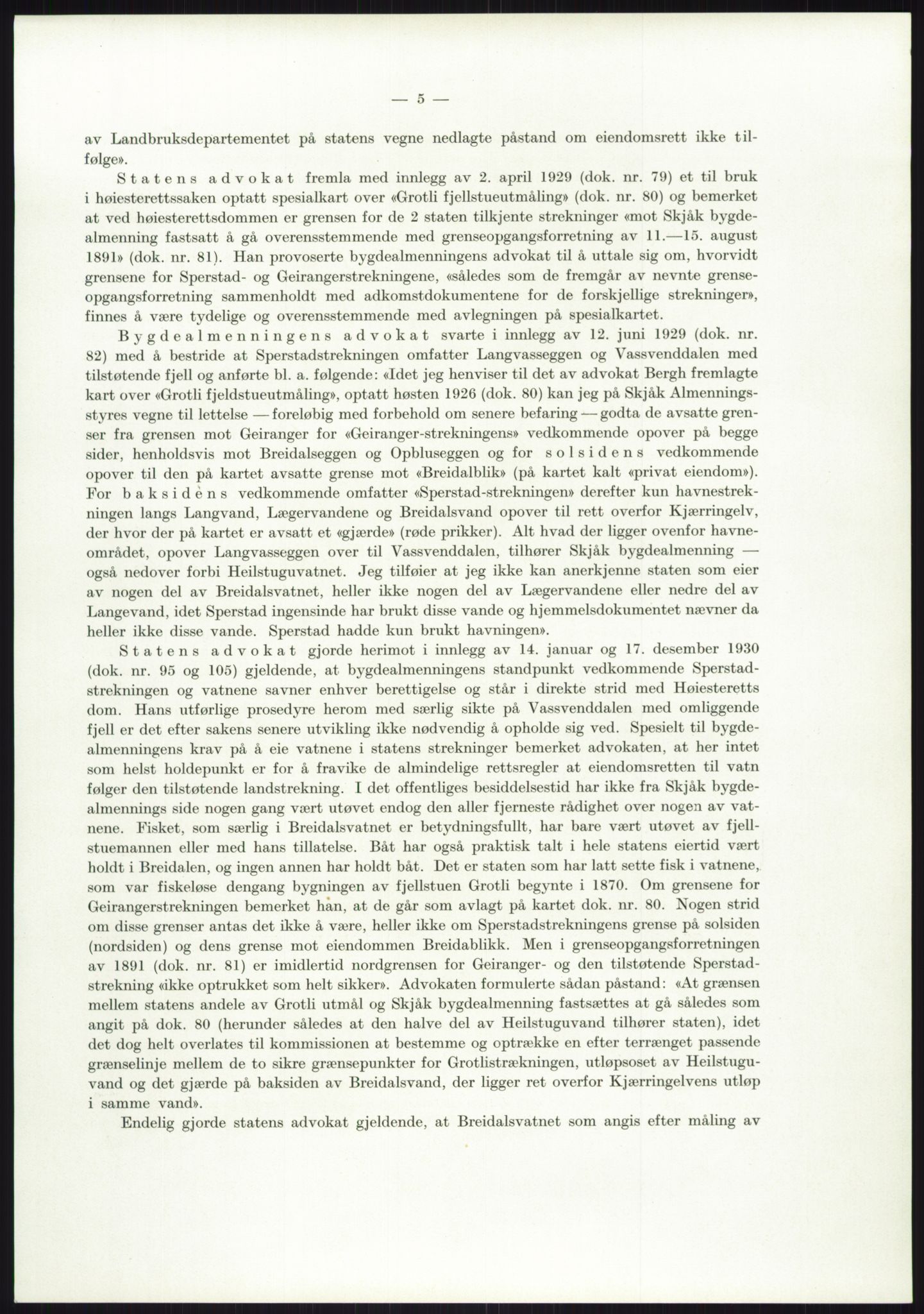 Høyfjellskommisjonen, AV/RA-S-1546/X/Xa/L0001: Nr. 1-33, 1909-1953, p. 2987