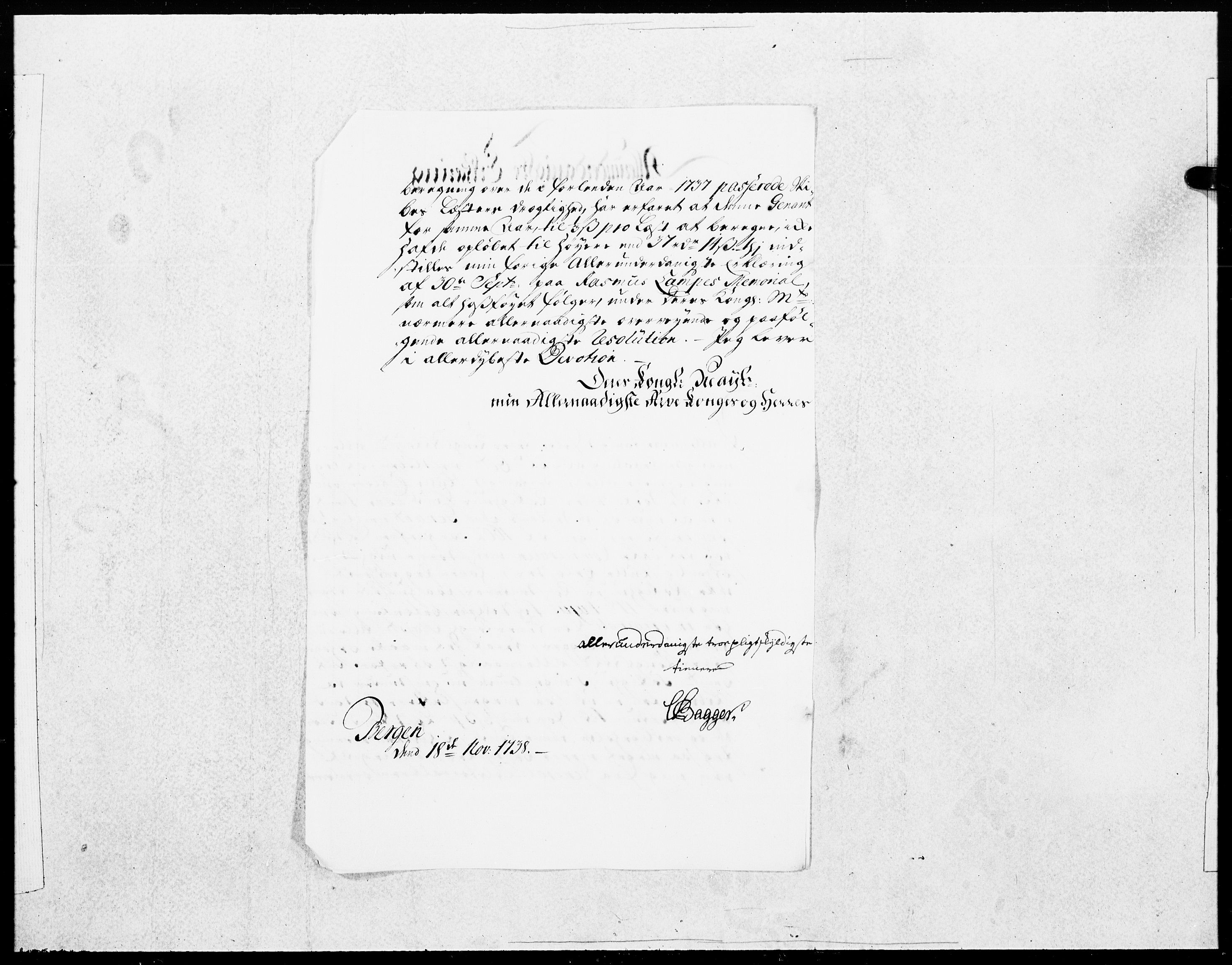 Danske Kanselli 1572-1799, AV/RA-EA-3023/F/Fc/Fcc/Fcca/L0129: Norske innlegg 1572-1799, 1739, p. 30