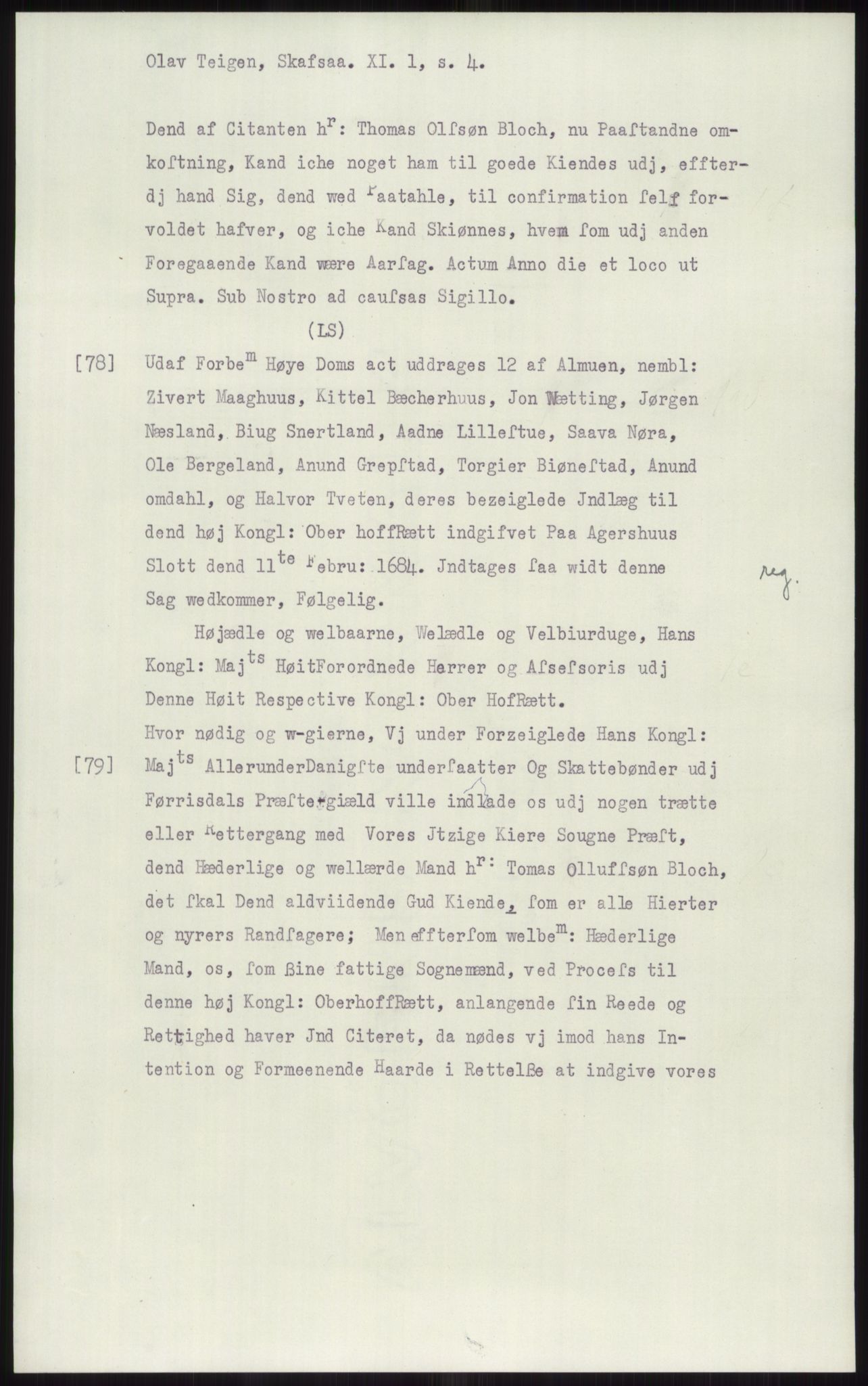 Samlinger til kildeutgivelse, Diplomavskriftsamlingen, AV/RA-EA-4053/H/Ha, p. 3803