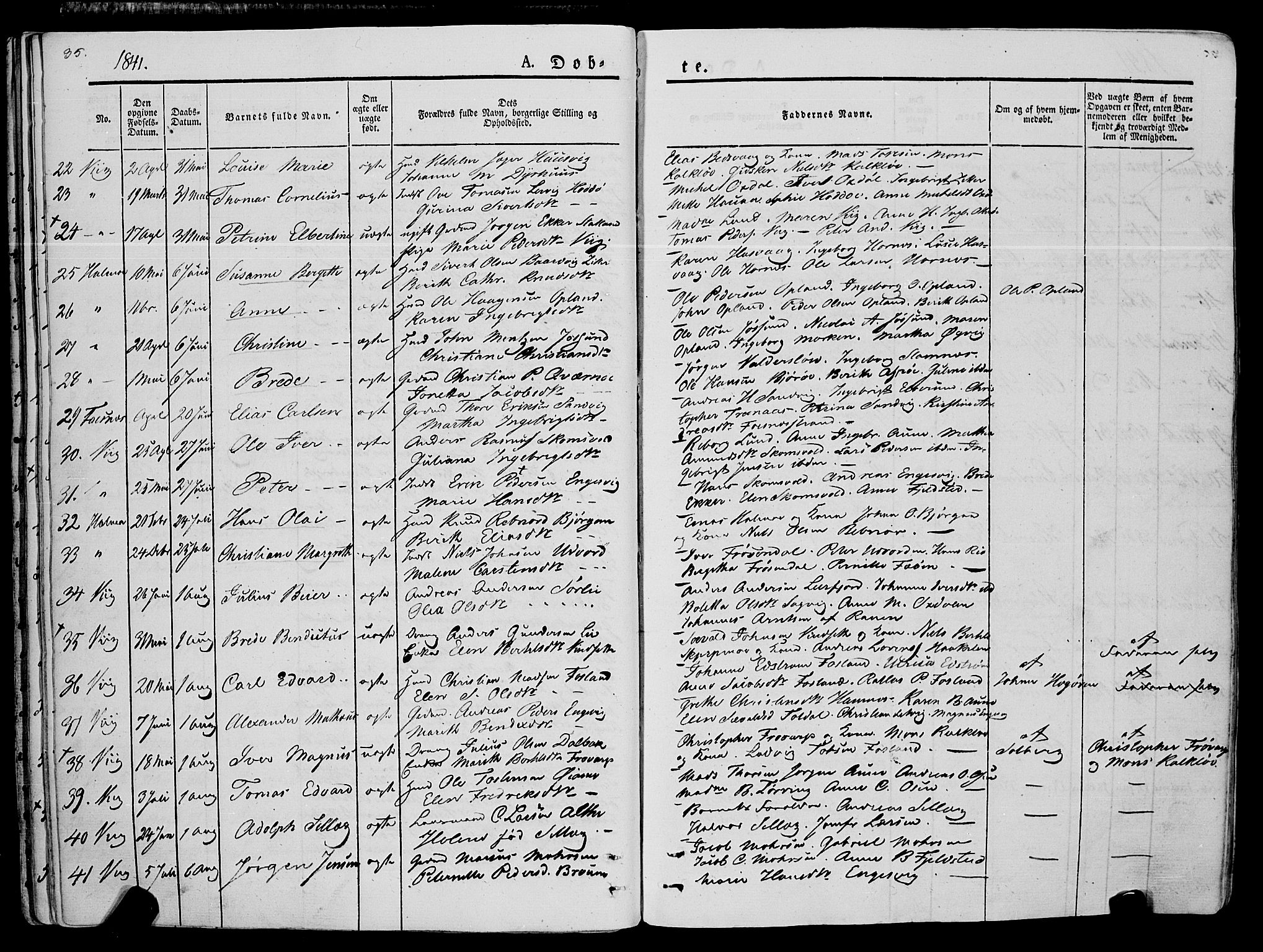 Ministerialprotokoller, klokkerbøker og fødselsregistre - Nord-Trøndelag, SAT/A-1458/773/L0614: Parish register (official) no. 773A05, 1831-1856, p. 35
