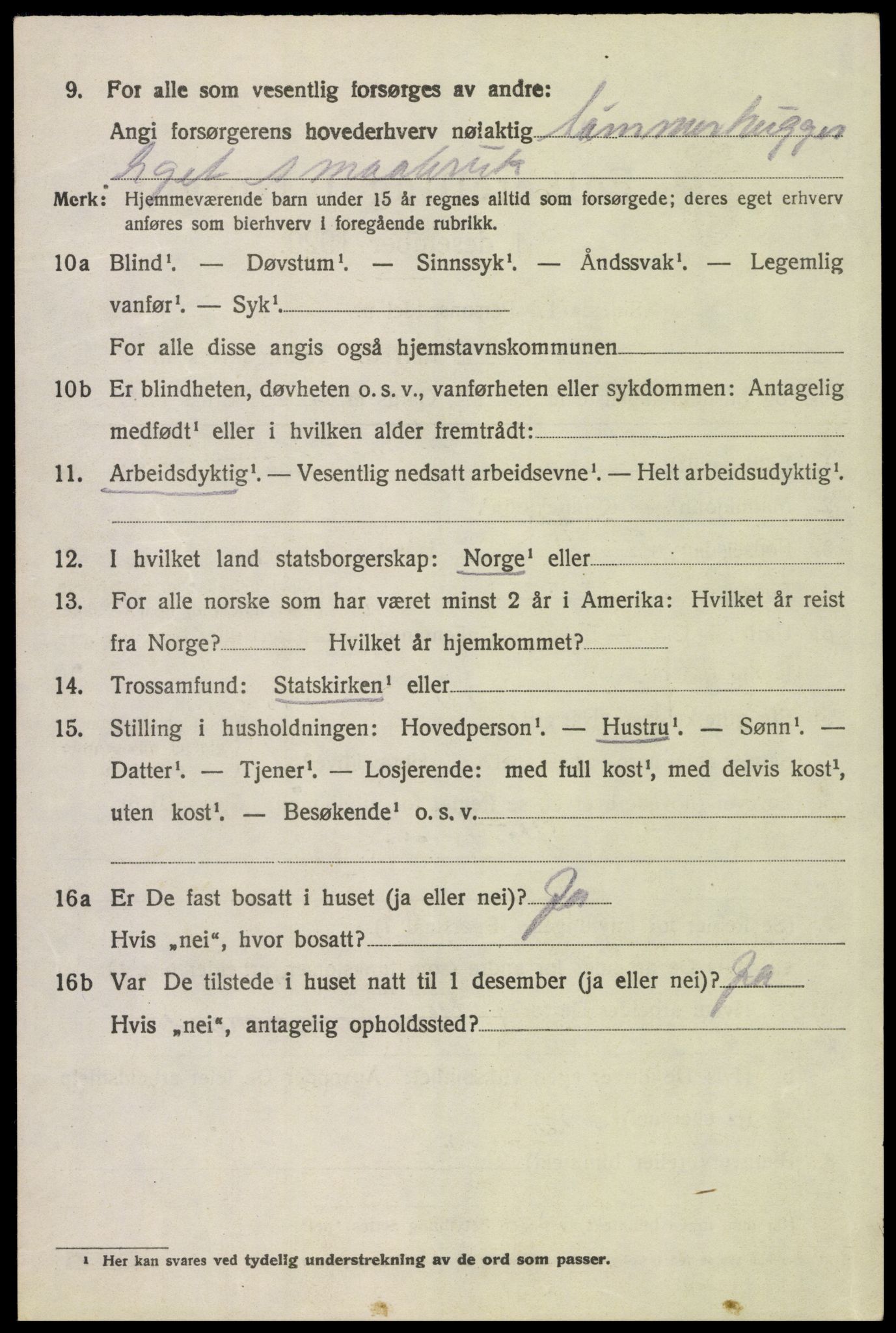 SAH, 1920 census for Grue, 1920, p. 13270