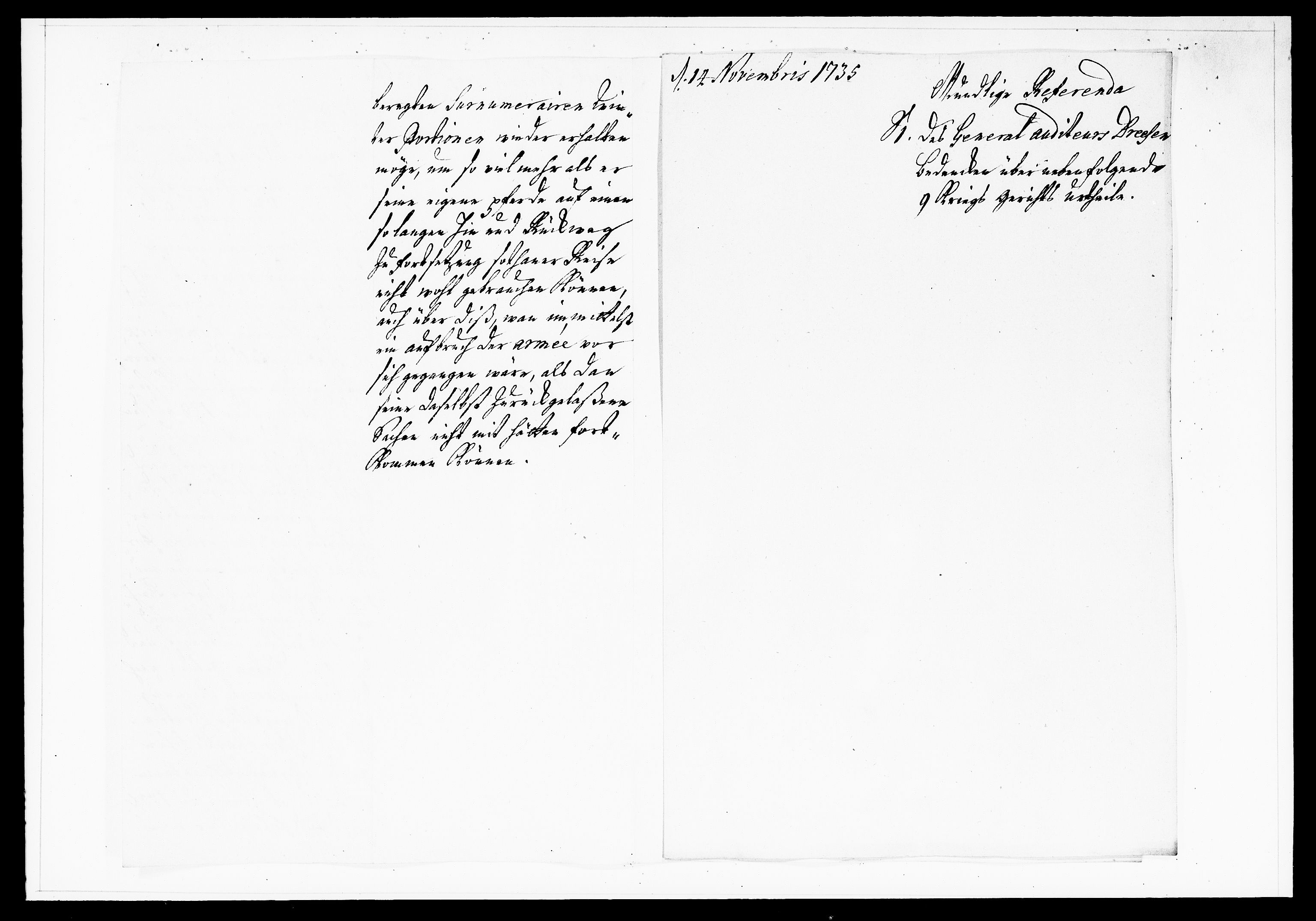 Krigskollegiet, Krigskancelliet, DRA/A-0006/-/1122-1129: Refererede sager, 1735, p. 524