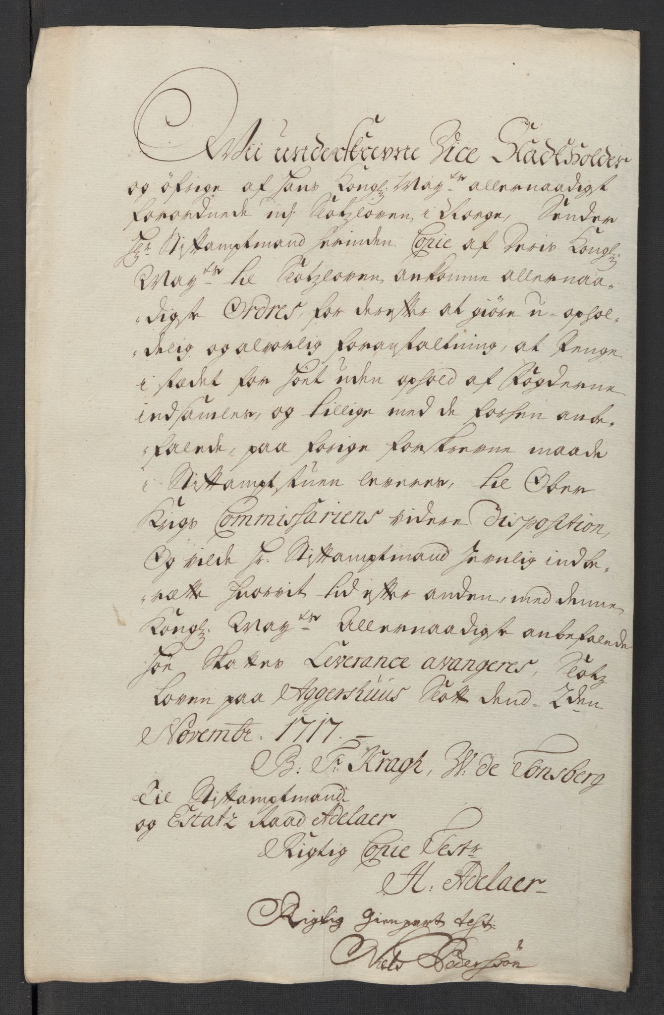 Rentekammeret inntil 1814, Reviderte regnskaper, Fogderegnskap, AV/RA-EA-4092/R39/L2326: Fogderegnskap Nedenes, 1717, p. 390