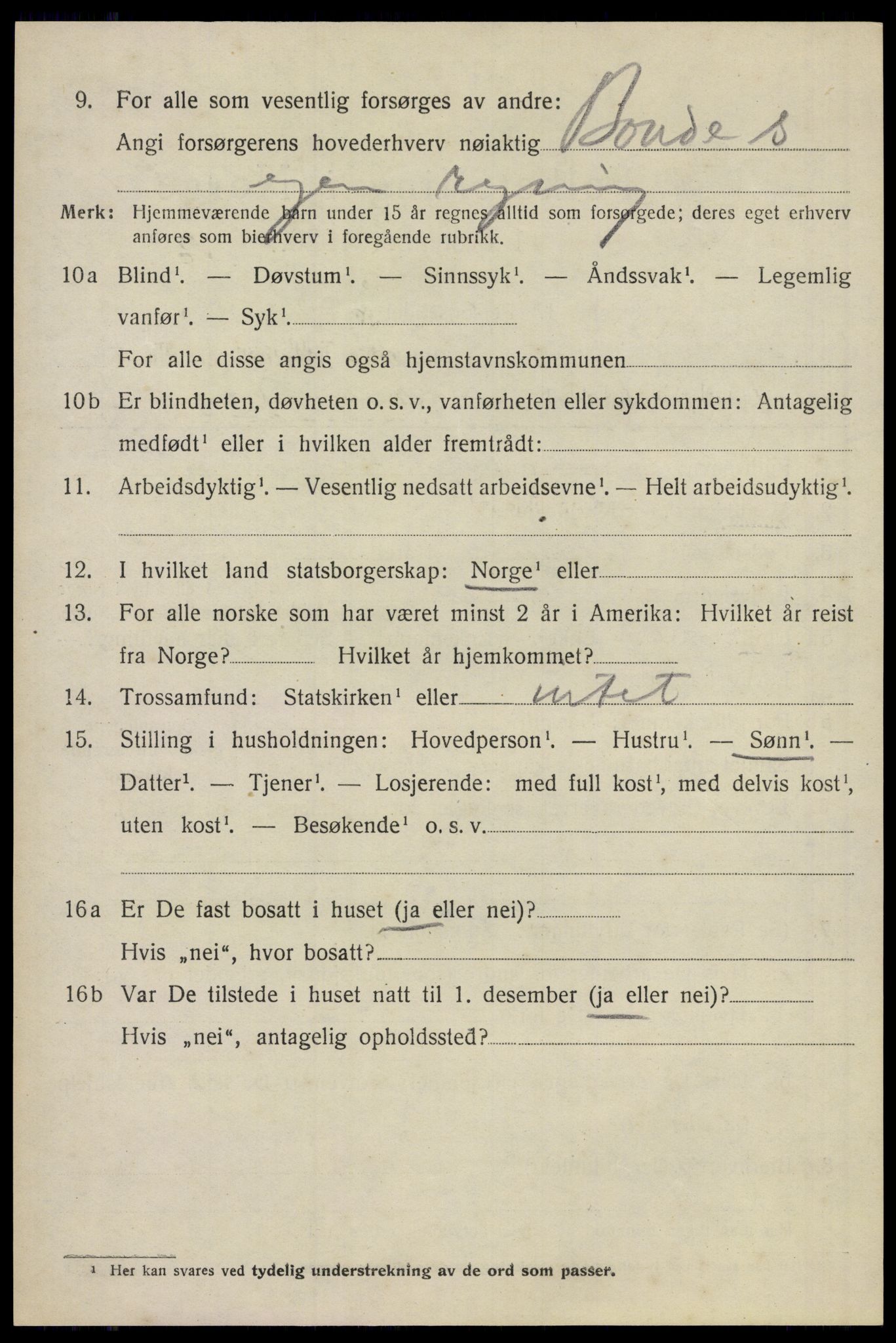 SAO, 1920 census for Eidsvoll, 1920, p. 16530