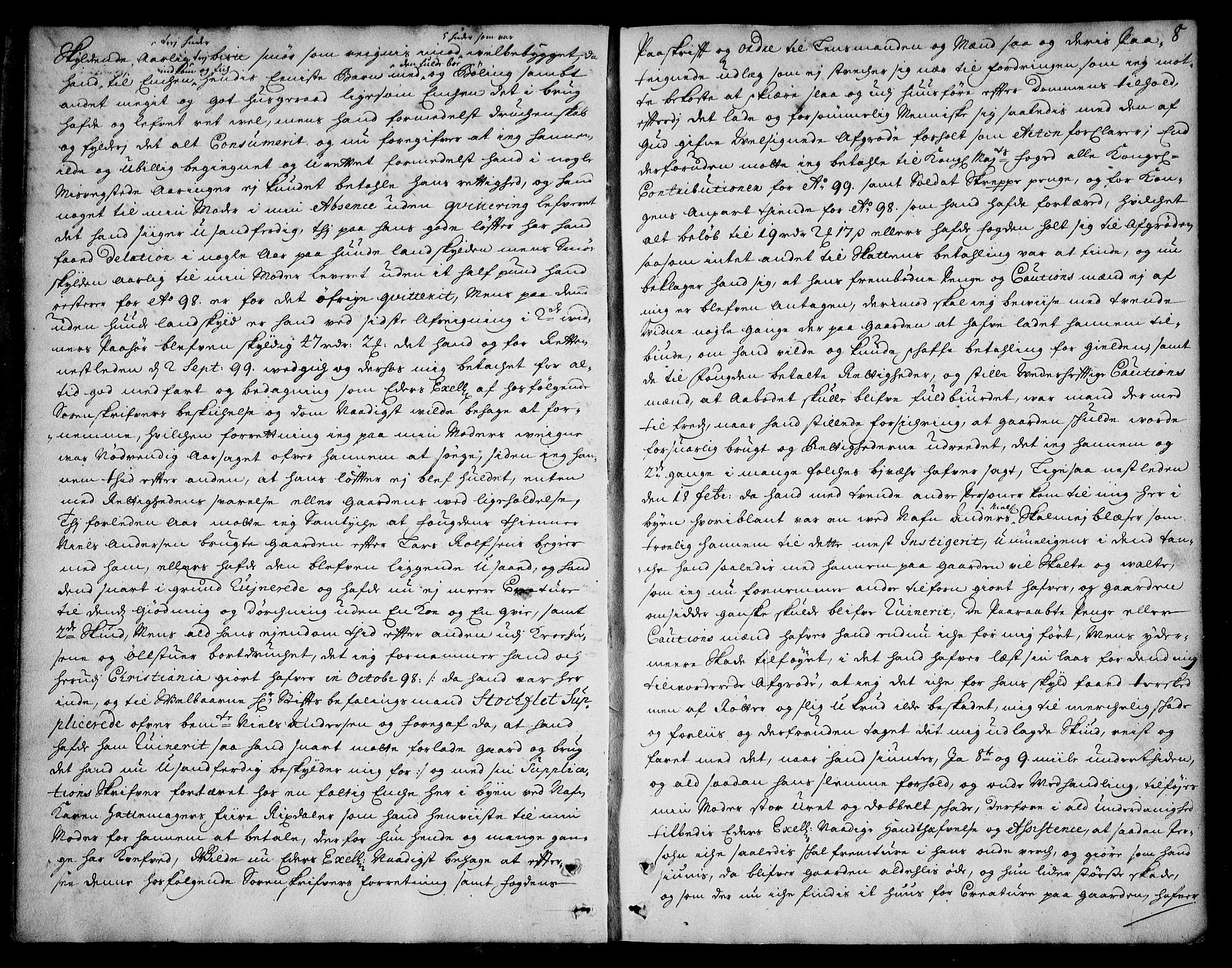 Stattholderembetet 1572-1771, AV/RA-EA-2870/Ad/L0006: Supplikasjons- og resolusjonsprotokoll, 1699-1706, p. 7b-8a