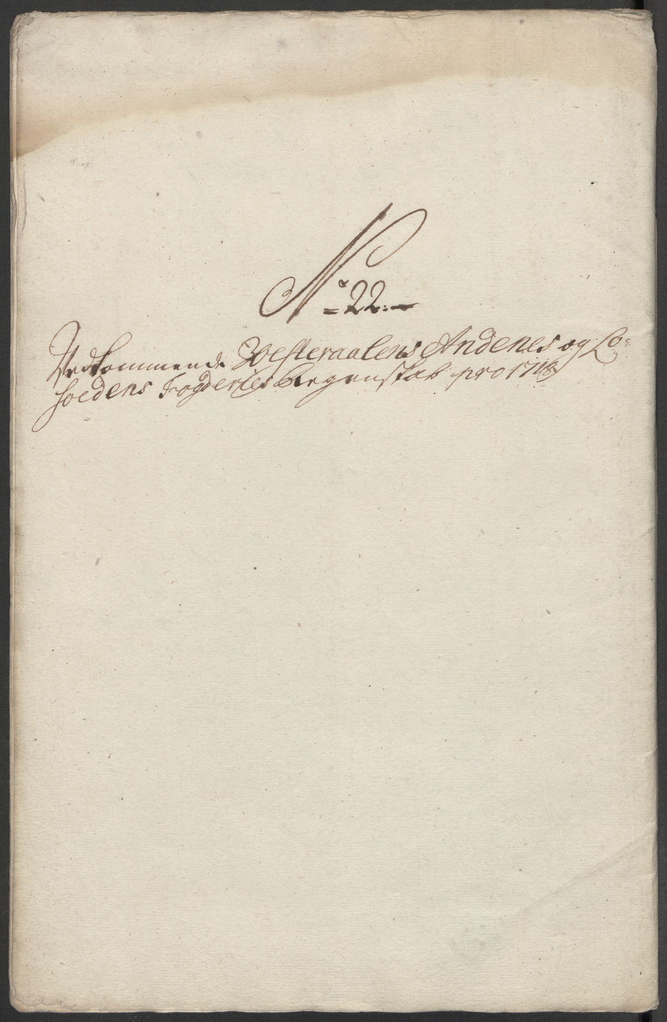 Rentekammeret inntil 1814, Reviderte regnskaper, Fogderegnskap, RA/EA-4092/R67/L4684: Fogderegnskap Vesterålen, Andenes og Lofoten, 1718, p. 204