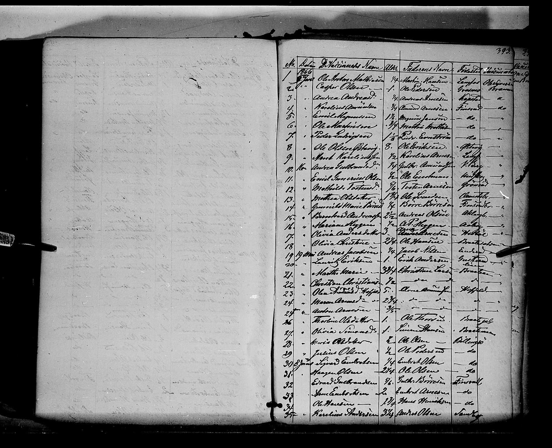 Eidskog prestekontor, AV/SAH-PREST-026/H/Ha/Haa/L0001: Parish register (official) no. 1, 1860-1867, p. 393