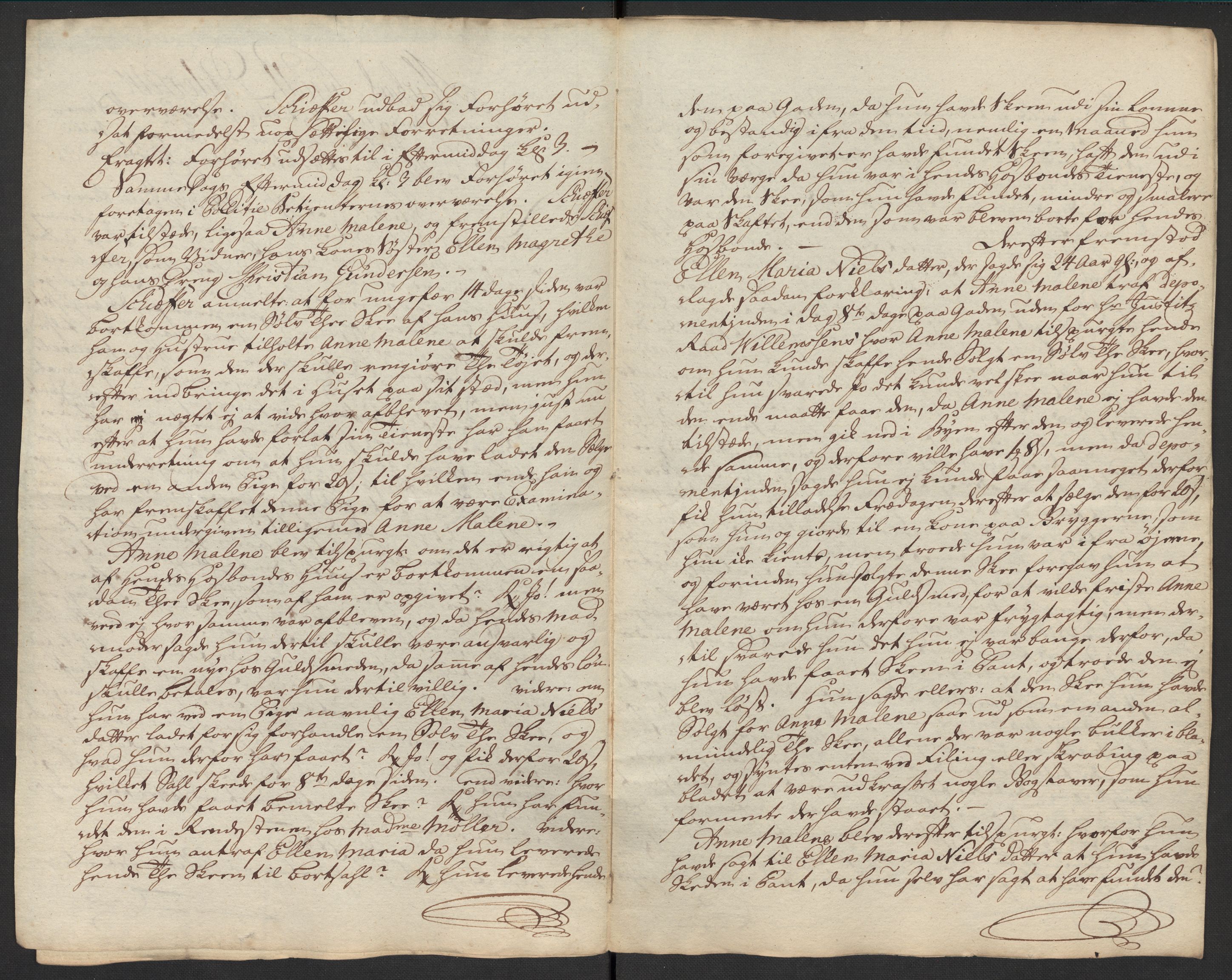 Oslo politidistrikt, AV/SAO-A-10085/D/Da/L0003: Innkomne brev, pro memoria m.v., 1781, p. 224