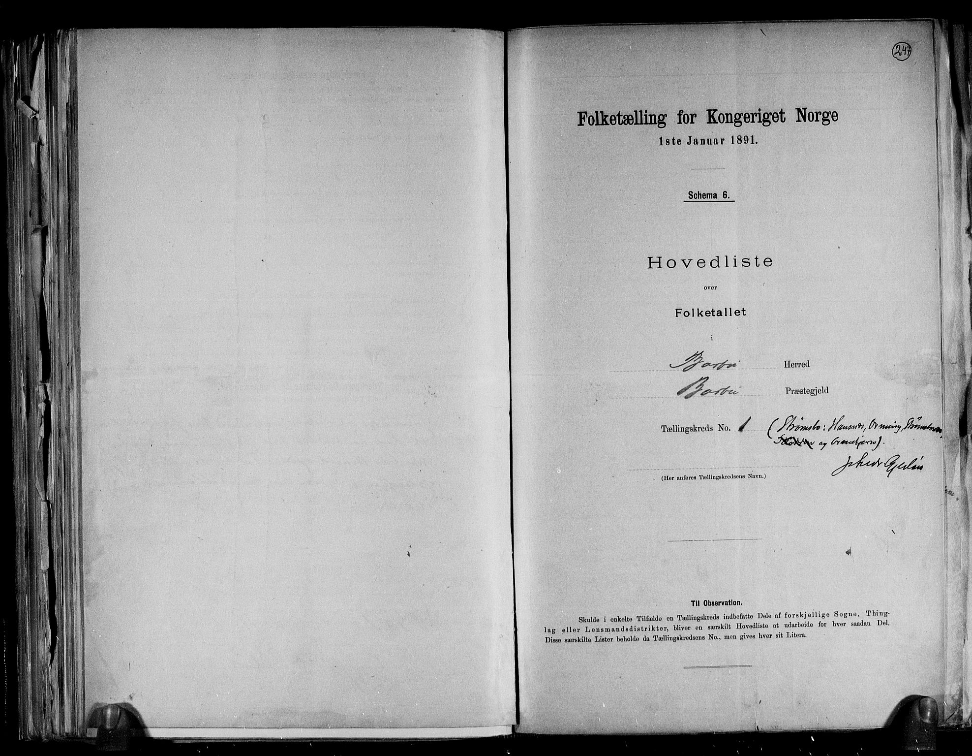 RA, 1891 census for 0990 Barbu, 1891, p. 4
