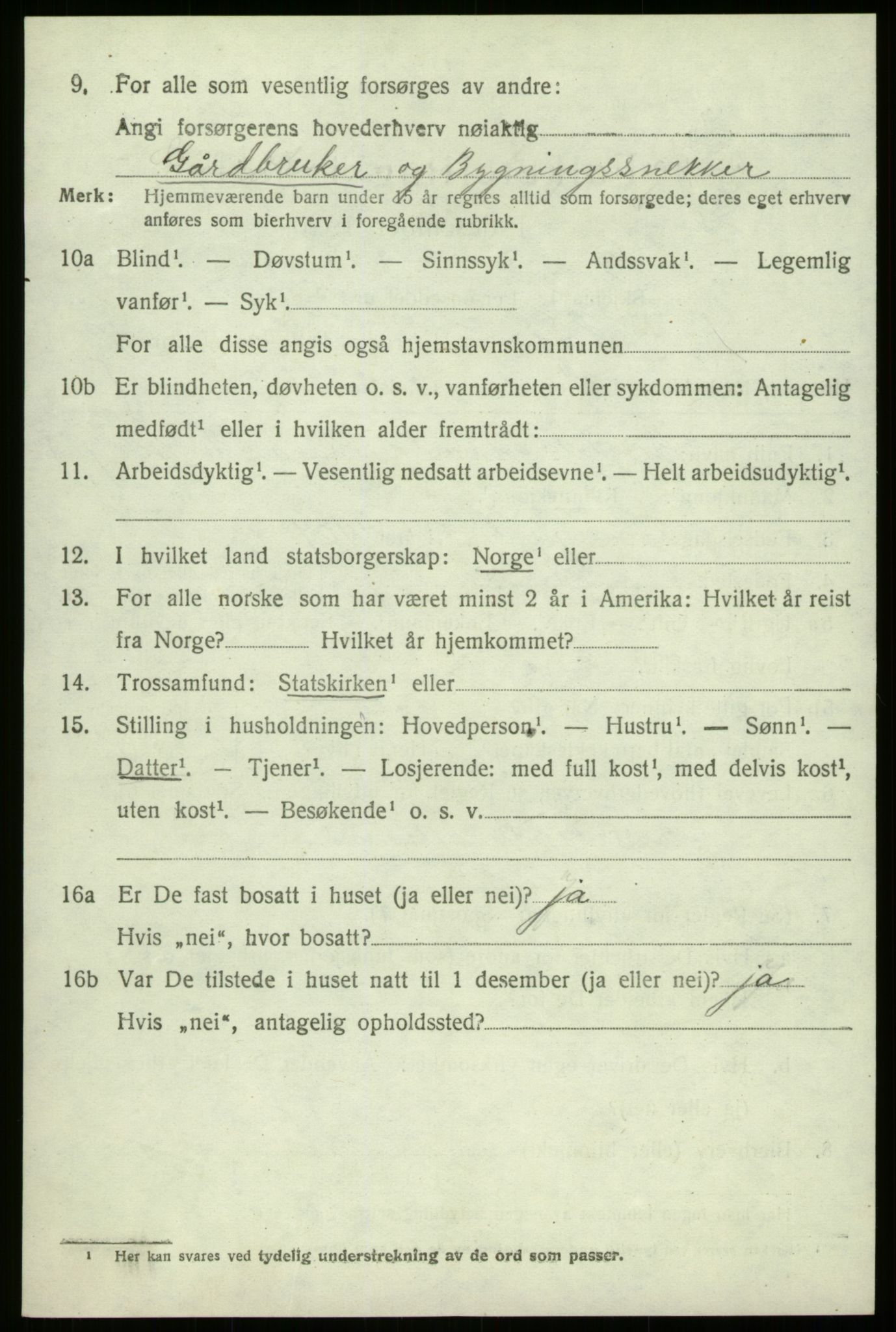 SAB, 1920 census for Eid, 1920, p. 3481