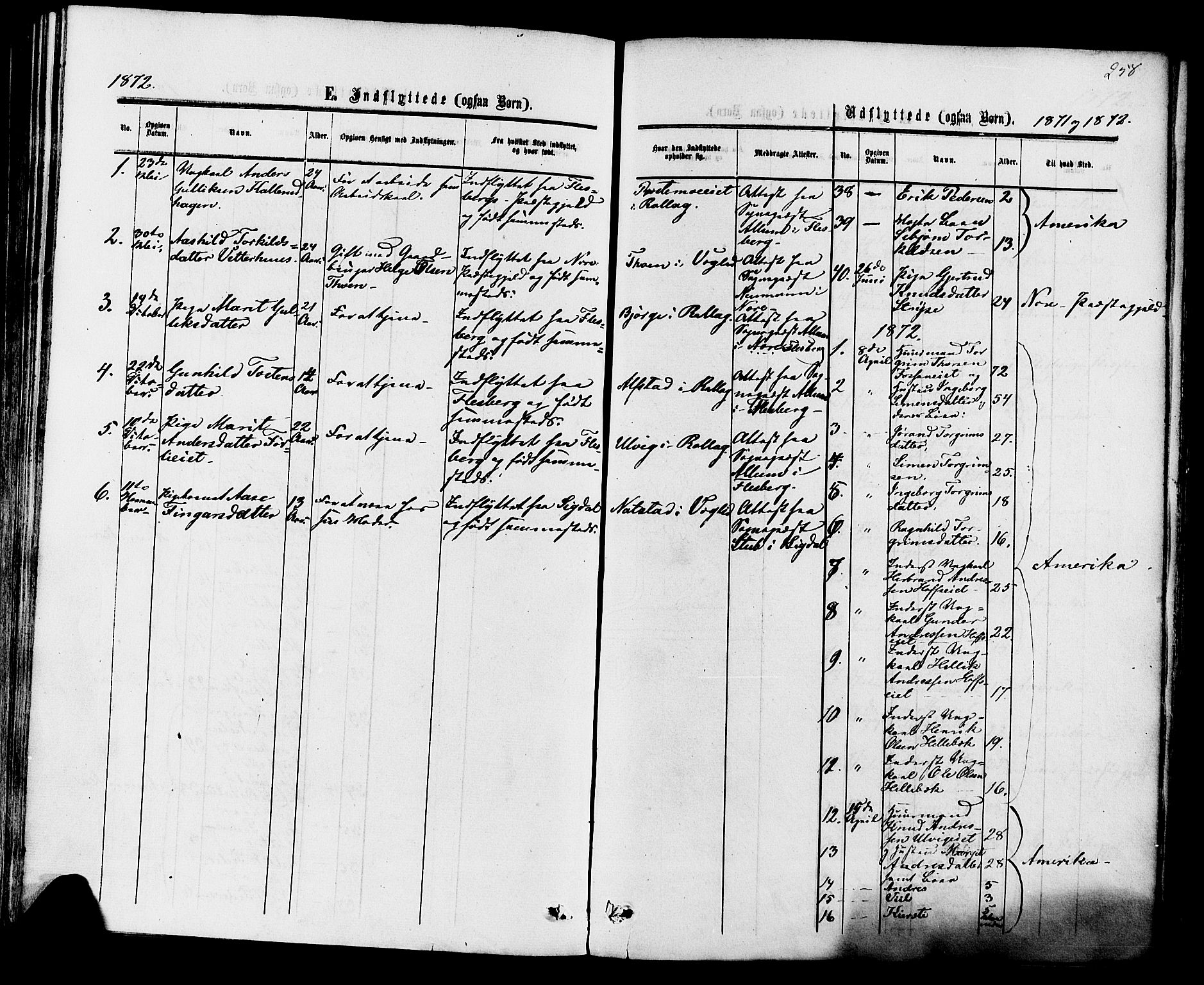 Rollag kirkebøker, SAKO/A-240/F/Fa/L0009: Parish register (official) no. I 9, 1860-1874, p. 258
