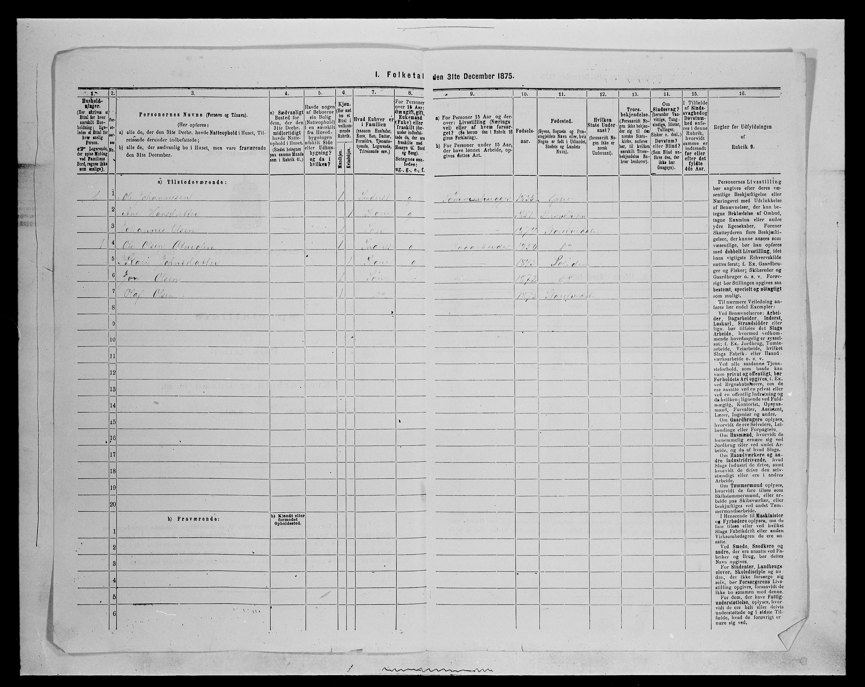 SAH, 1875 census for 0430P Stor-Elvdal, 1875, p. 814