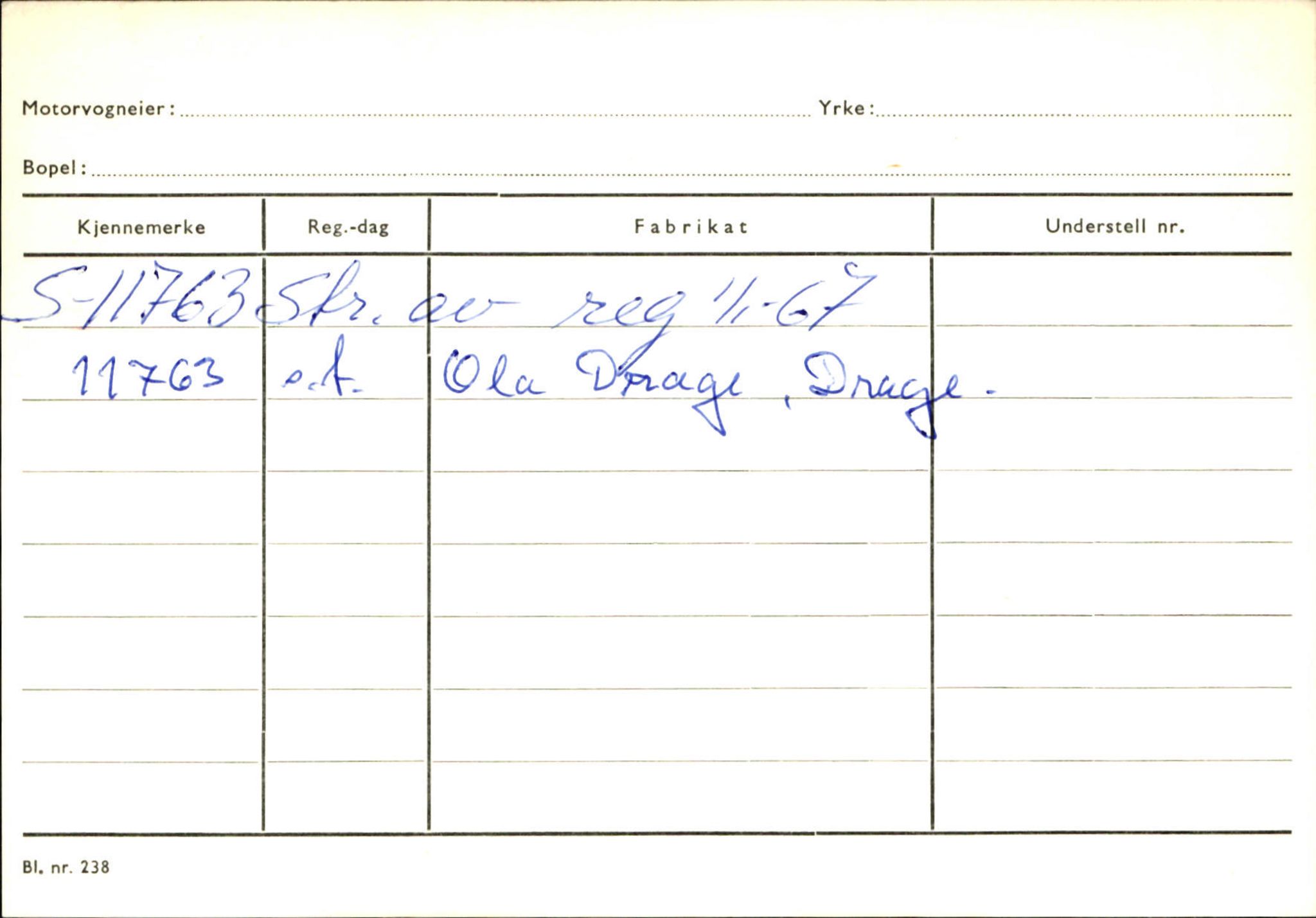 Statens vegvesen, Sogn og Fjordane vegkontor, AV/SAB-A-5301/4/F/L0131: Eigarregister Høyanger P-Å. Stryn S-Å, 1945-1975, p. 2290