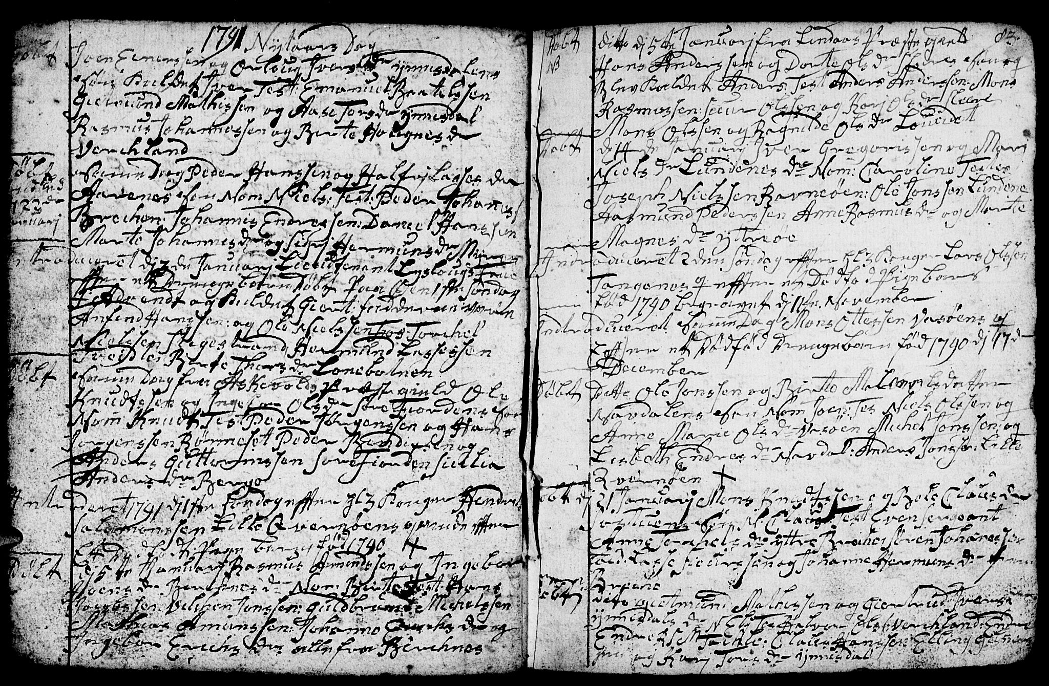 Gulen sokneprestembete, SAB/A-80201/H/Hab: Parish register (copy) no. A 1, 1786-1791, p. 107