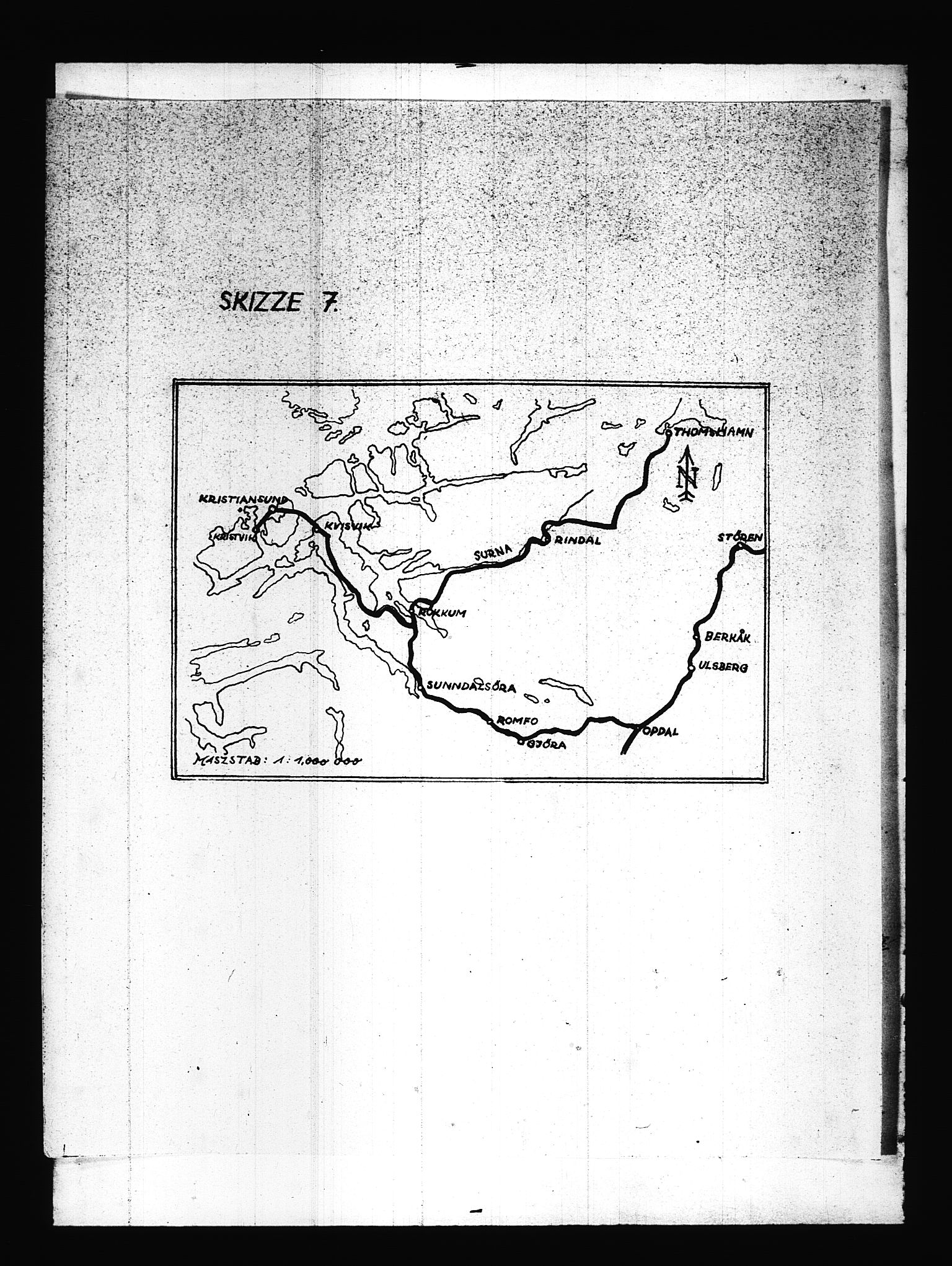 Documents Section, RA/RAFA-2200/V/L0086: Amerikansk mikrofilm "Captured German Documents".
Box No. 725.  FKA jnr. 601/1954., 1940, p. 182