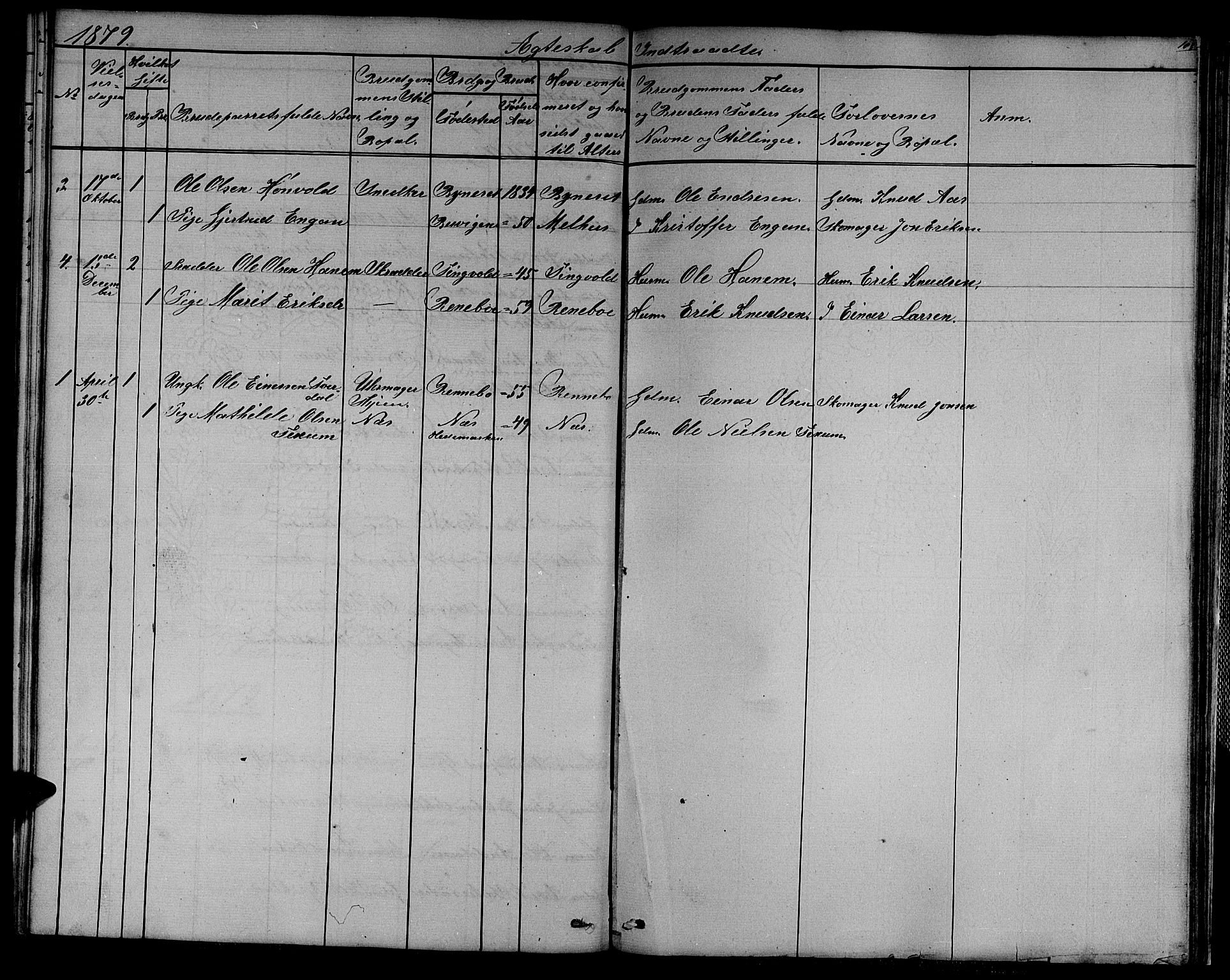 Ministerialprotokoller, klokkerbøker og fødselsregistre - Sør-Trøndelag, AV/SAT-A-1456/611/L0353: Parish register (copy) no. 611C01, 1854-1881, p. 105