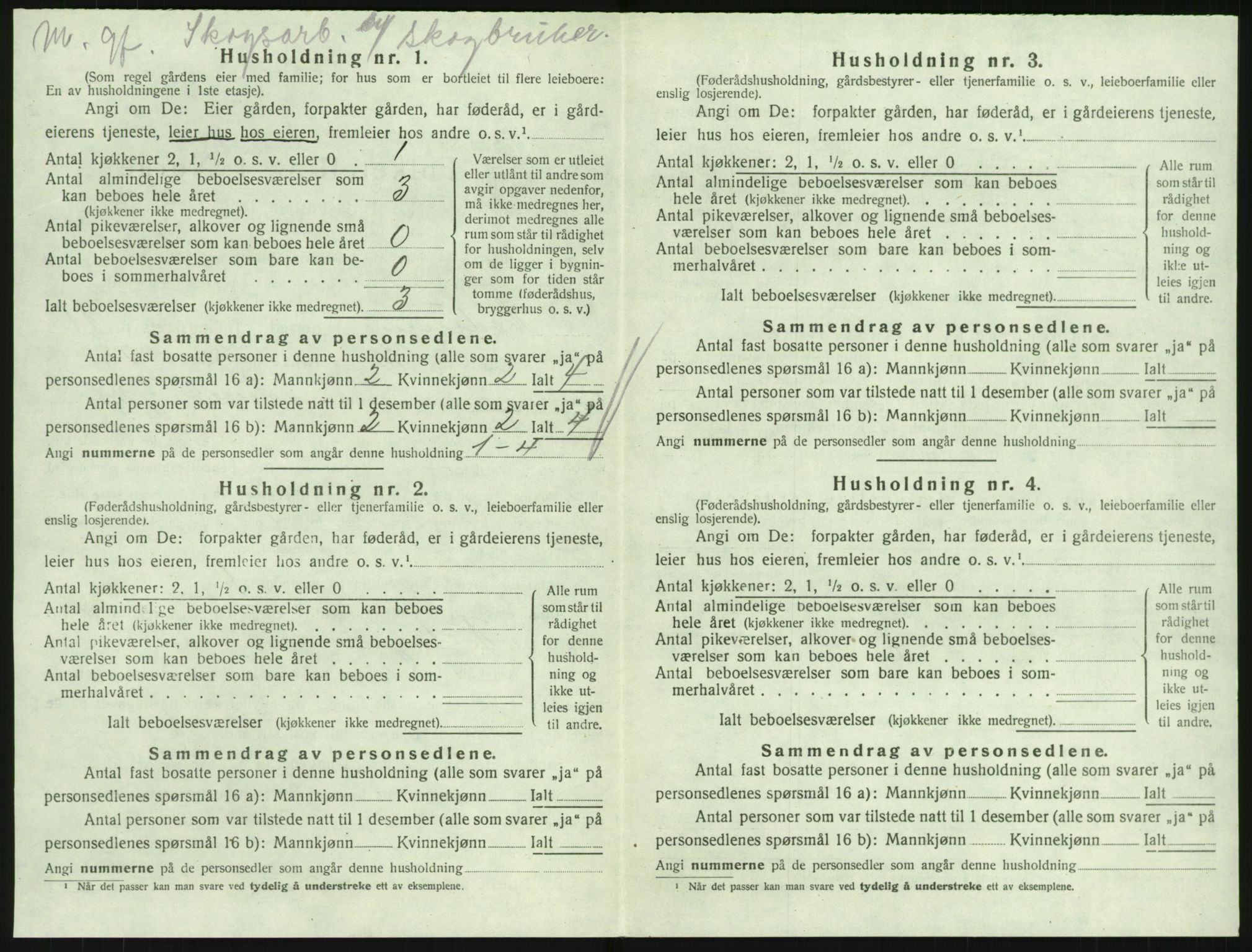 SAKO, 1920 census for Hedrum, 1920, p. 1004