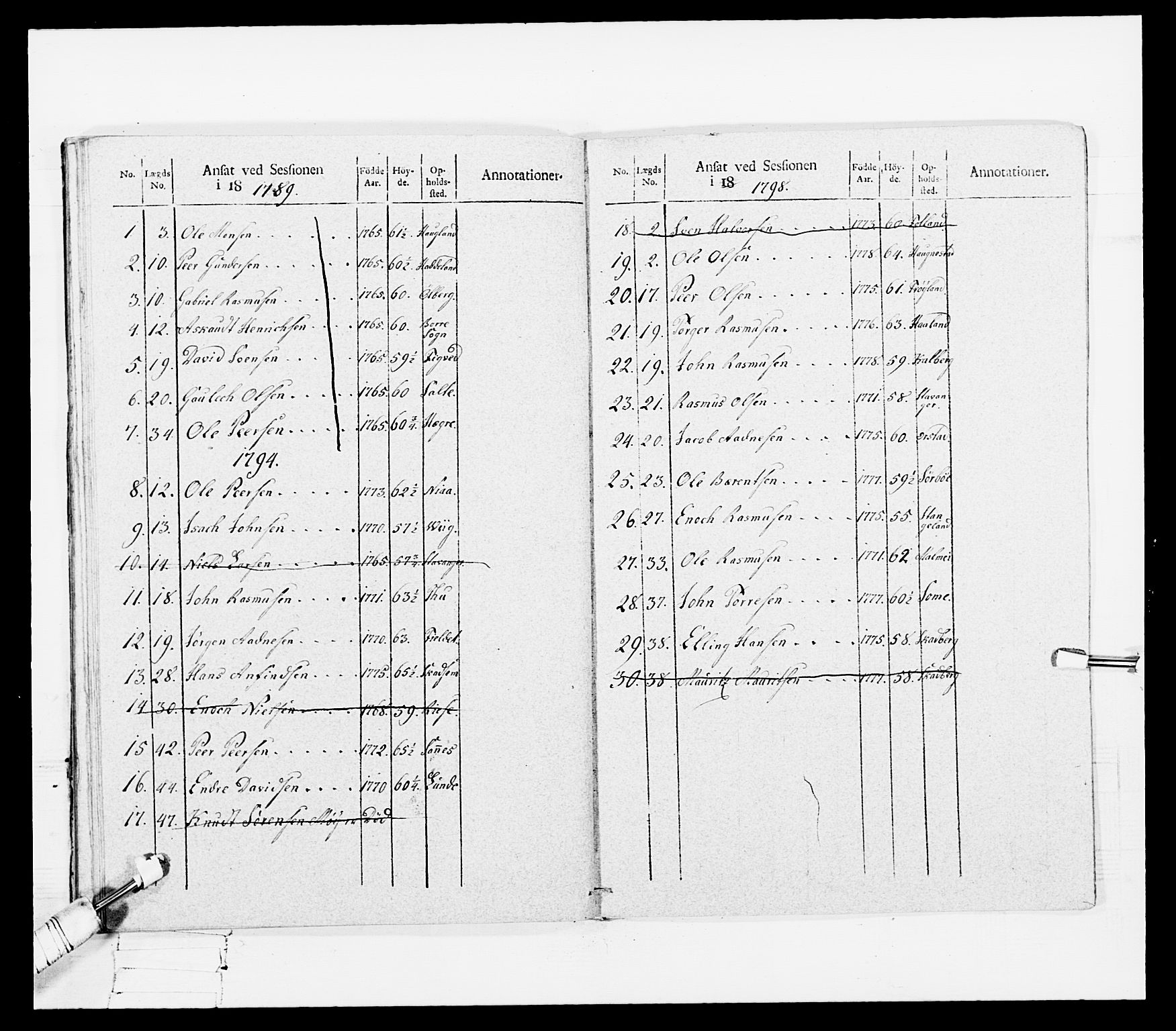 Generalitets- og kommissariatskollegiet, Det kongelige norske kommissariatskollegium, AV/RA-EA-5420/E/Eh/L0108: Vesterlenske nasjonale infanteriregiment, 1791-1802, p. 63