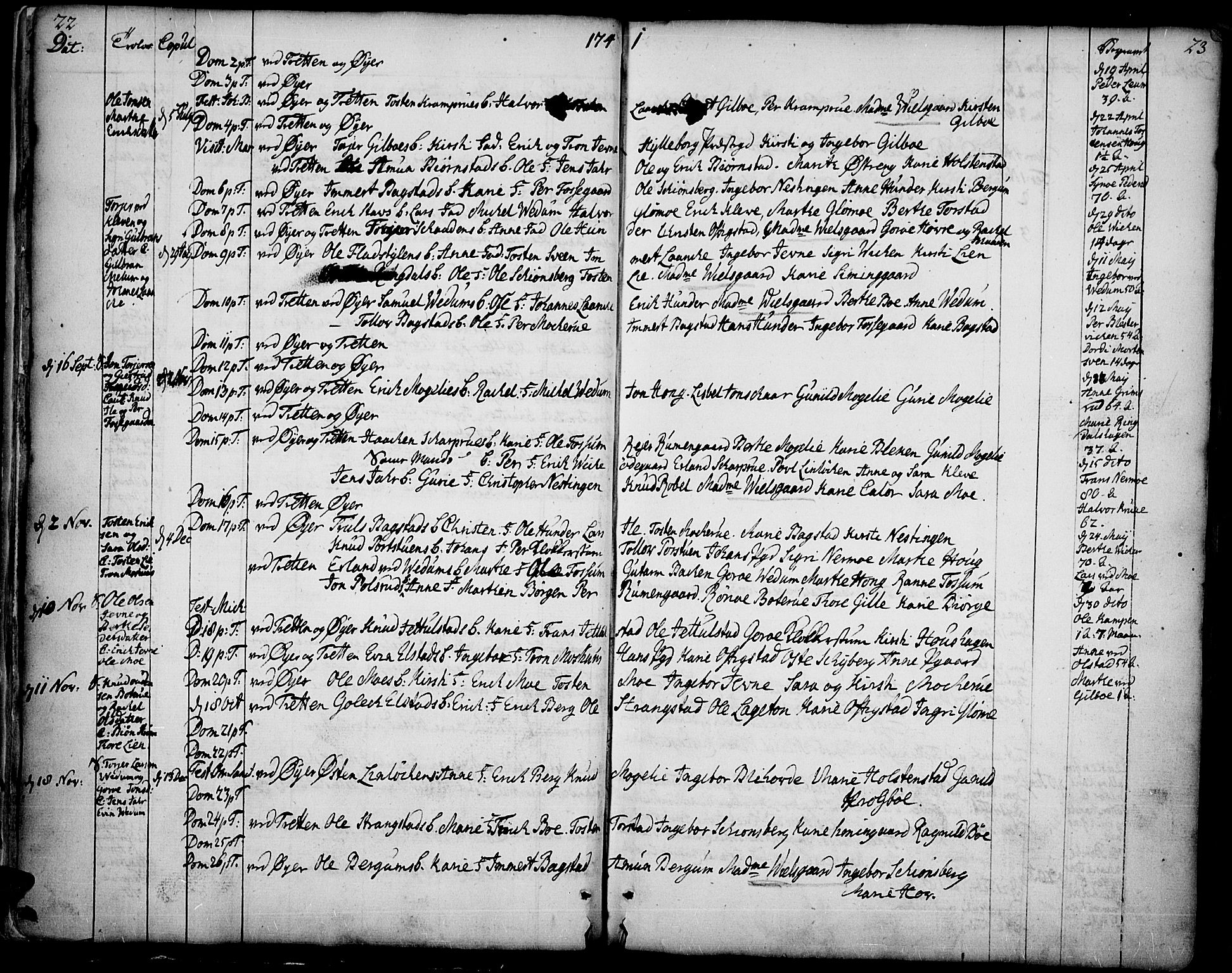 Øyer prestekontor, SAH/PREST-084/H/Ha/Haa/L0002: Parish register (official) no. 2, 1733-1784, p. 22-23